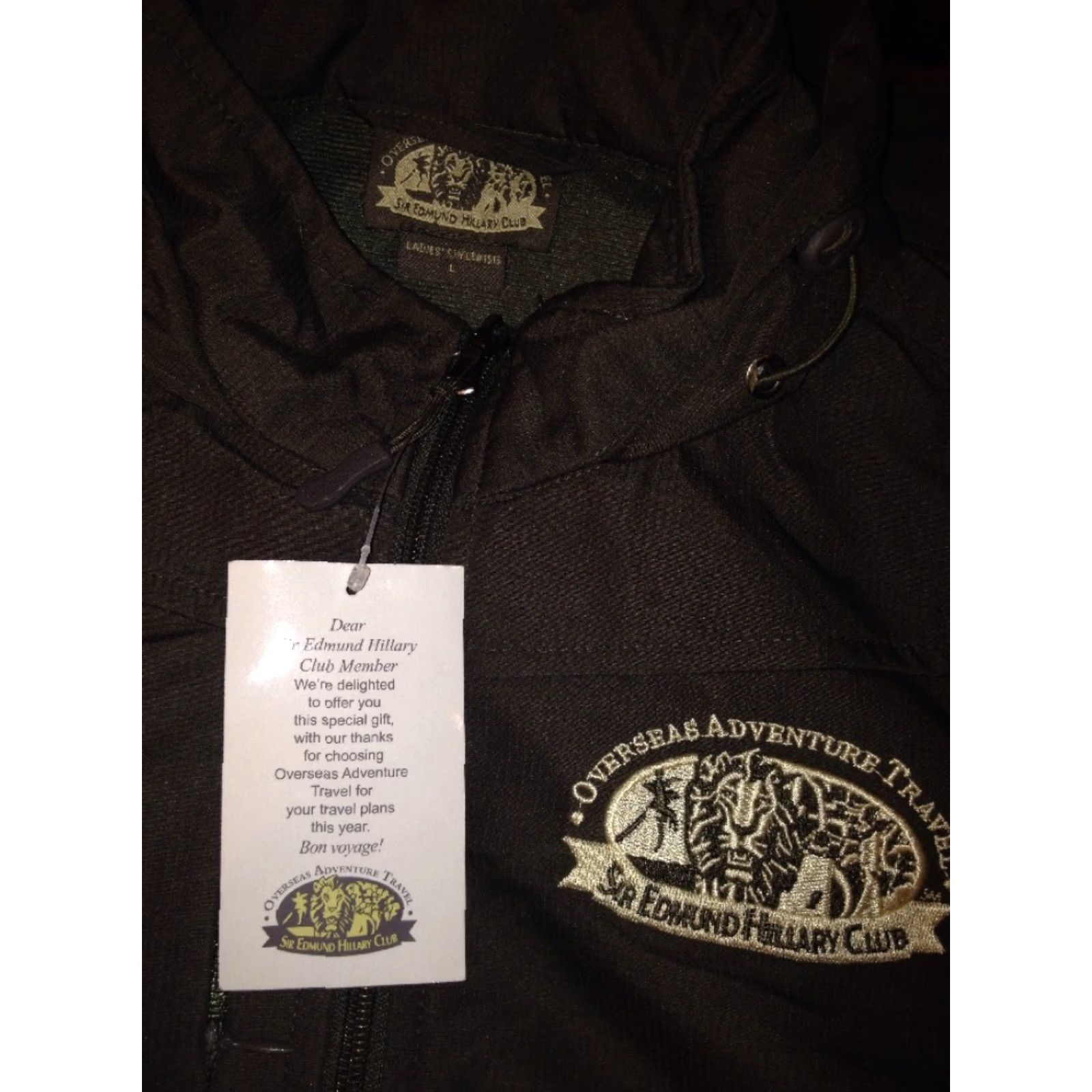 Vintage SIR EDMUND HILLARY TEAM - Overseas Adventurers' ClubJacket WOMENS L NWT! Size L / US 10 / IT 46 - 2 Thumbnail