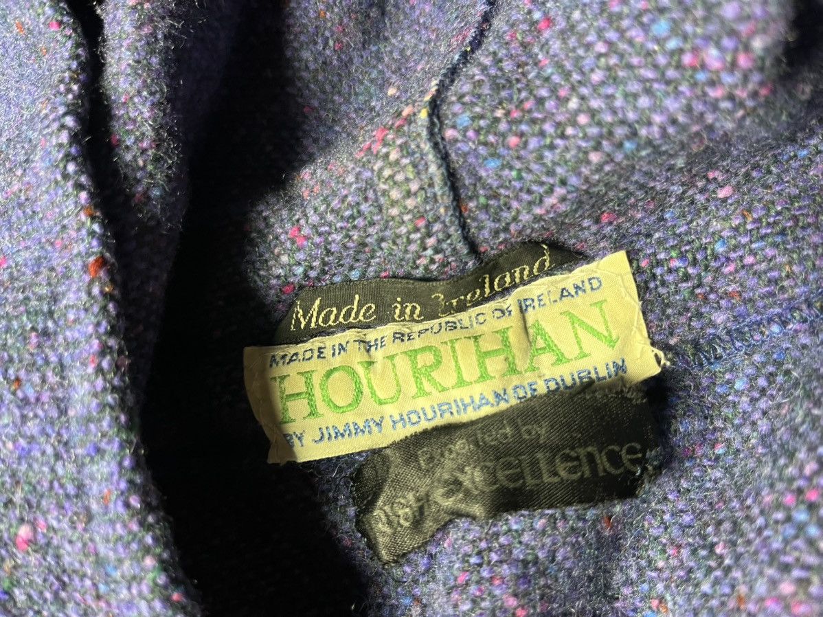 Vintage Jimmy Hourihan Wool Cape Cloak Hooded Tie Neck Poncho Shawl Size US XXL / EU 58 / 5 - 4 Thumbnail