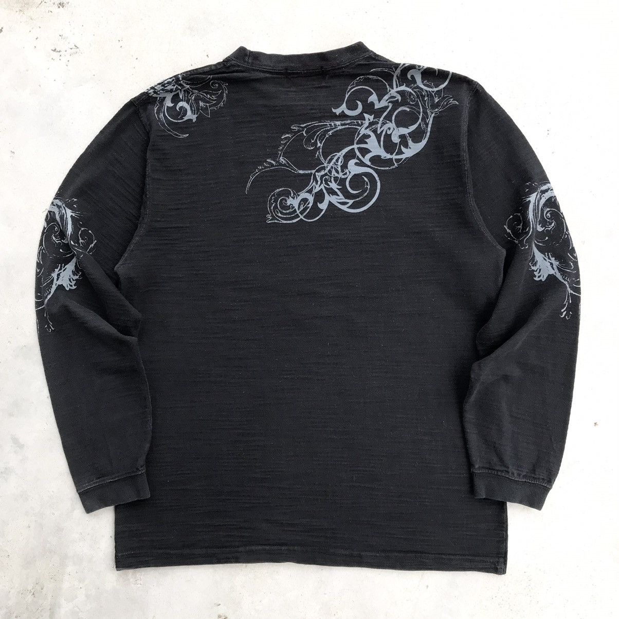Le Grande Bleu (L.G.B.) ILL'S Japanese Brands " Gothic Tribal " L/S T-Shirt Size US M / EU 48-50 / 2 - 2 Thumbnail