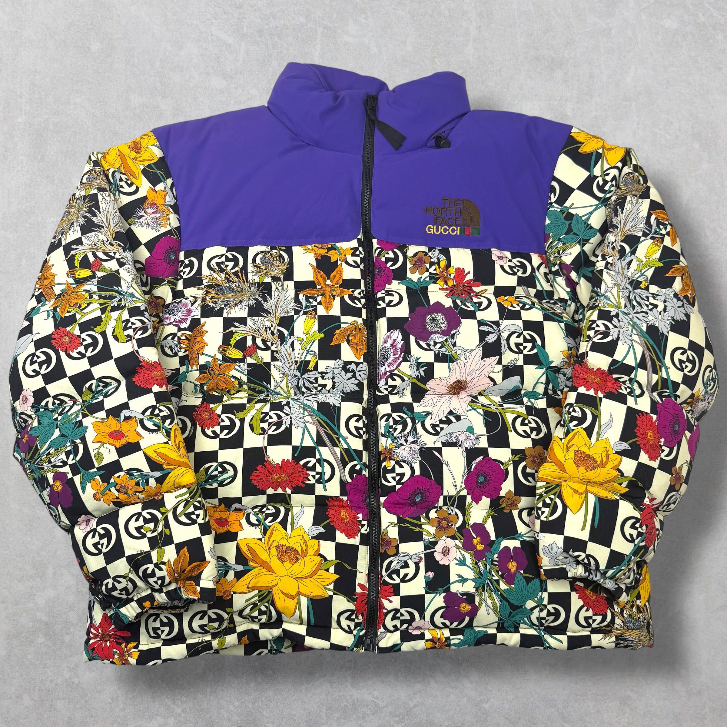 Gucci Gucci X The North Face Floral Shell Down Jacket XL Size US XL / EU 56 / 4 - 1 Thumbnail