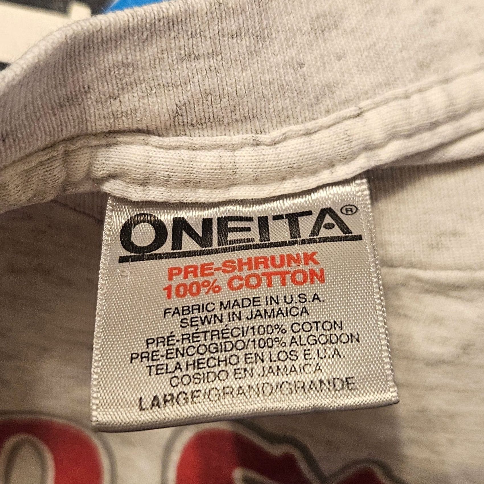 Vintage VINTAGE Oneita Ohio State Buckeyes Heisman Trophy Winners T-Shirt Mens Large Gray 1990s Osu Sportswear Graphic Tee Mens Size US L / EU 52-54 / 3 - 3 Thumbnail