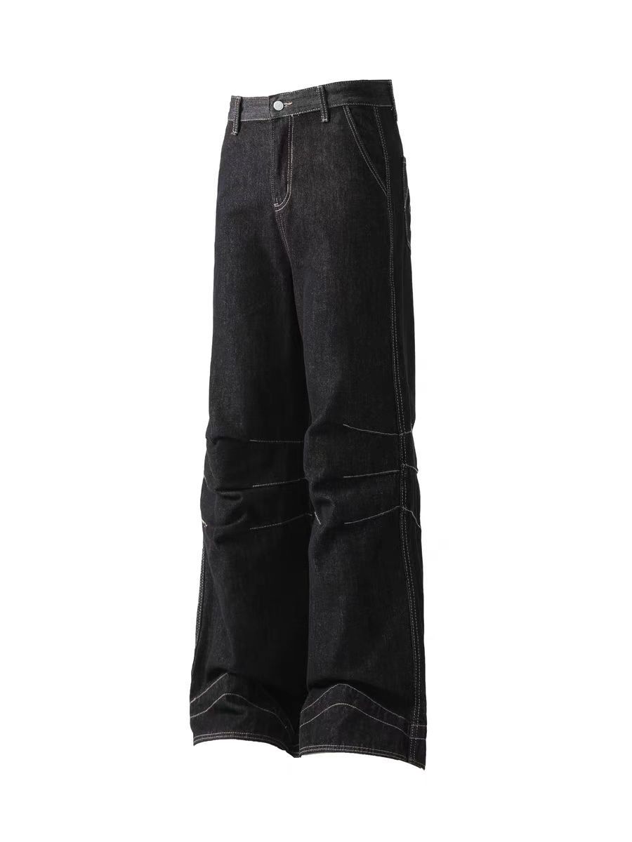 Vintage Vintage washed loose fit straight leg jeans Size US 34 / EU 50 - 5 Thumbnail