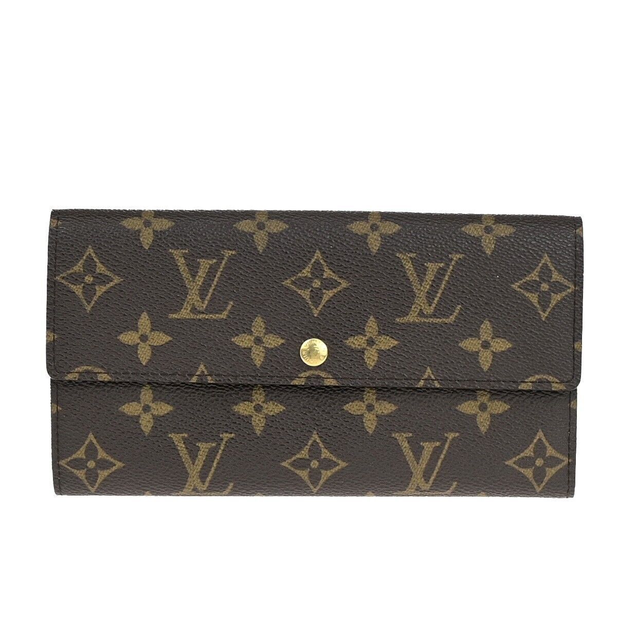 Louis Vuitton Sarah Brown Canvas Wallet (Pre-Owned) Size ONE SIZE - 1 Thumbnail