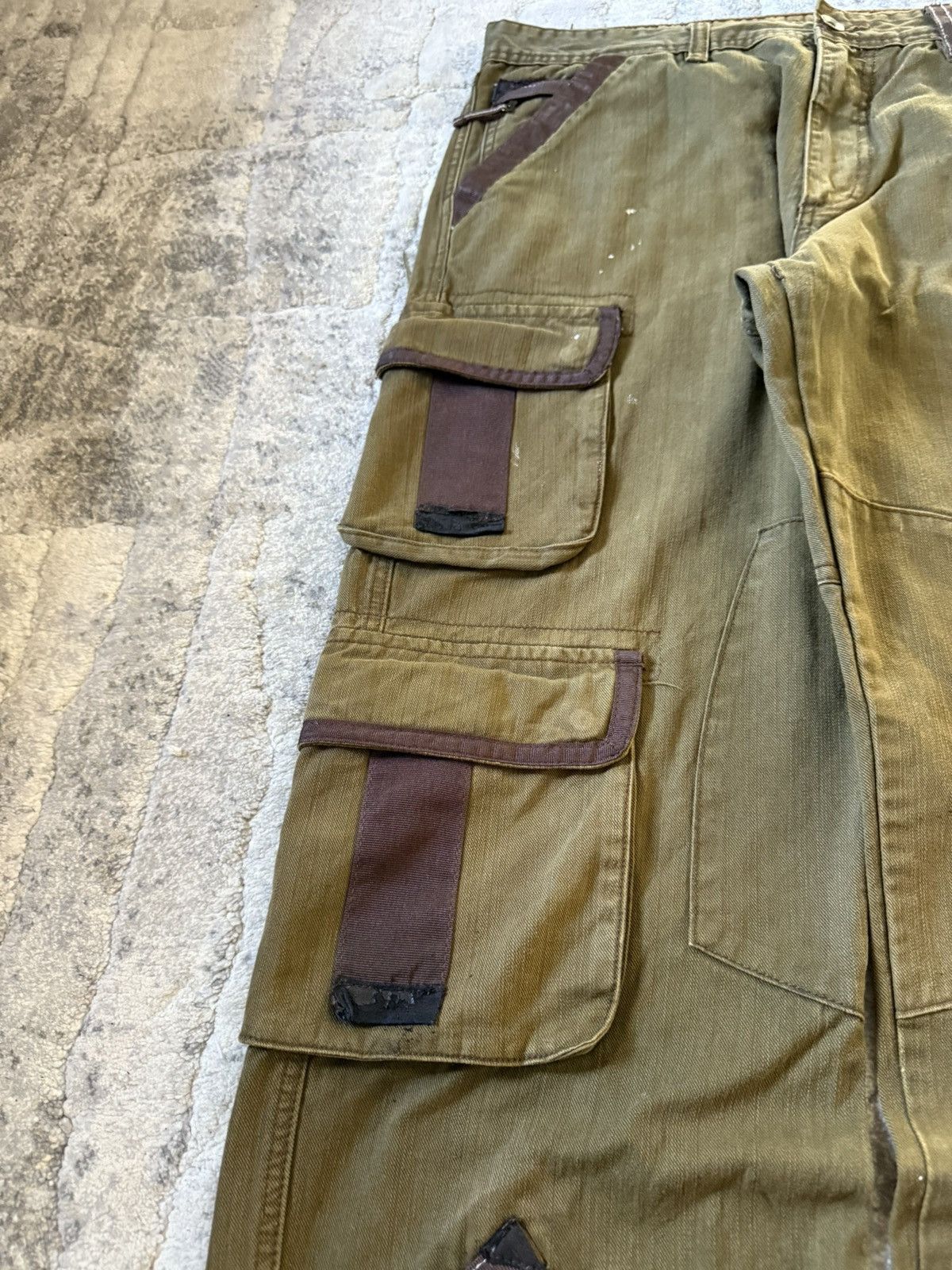 Pelle Pelle Pelle pelle Multi Pocket Parachute Baggy Cargo Pants Size US 38 / EU 54 - 4 Thumbnail