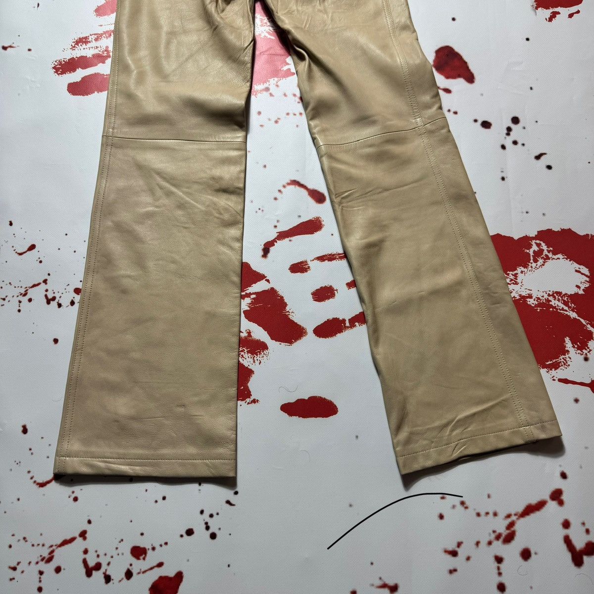 Gucci vintage leather pants gucci very rare double knee Size 26" / US 2 / IT 38 - 12 Thumbnail