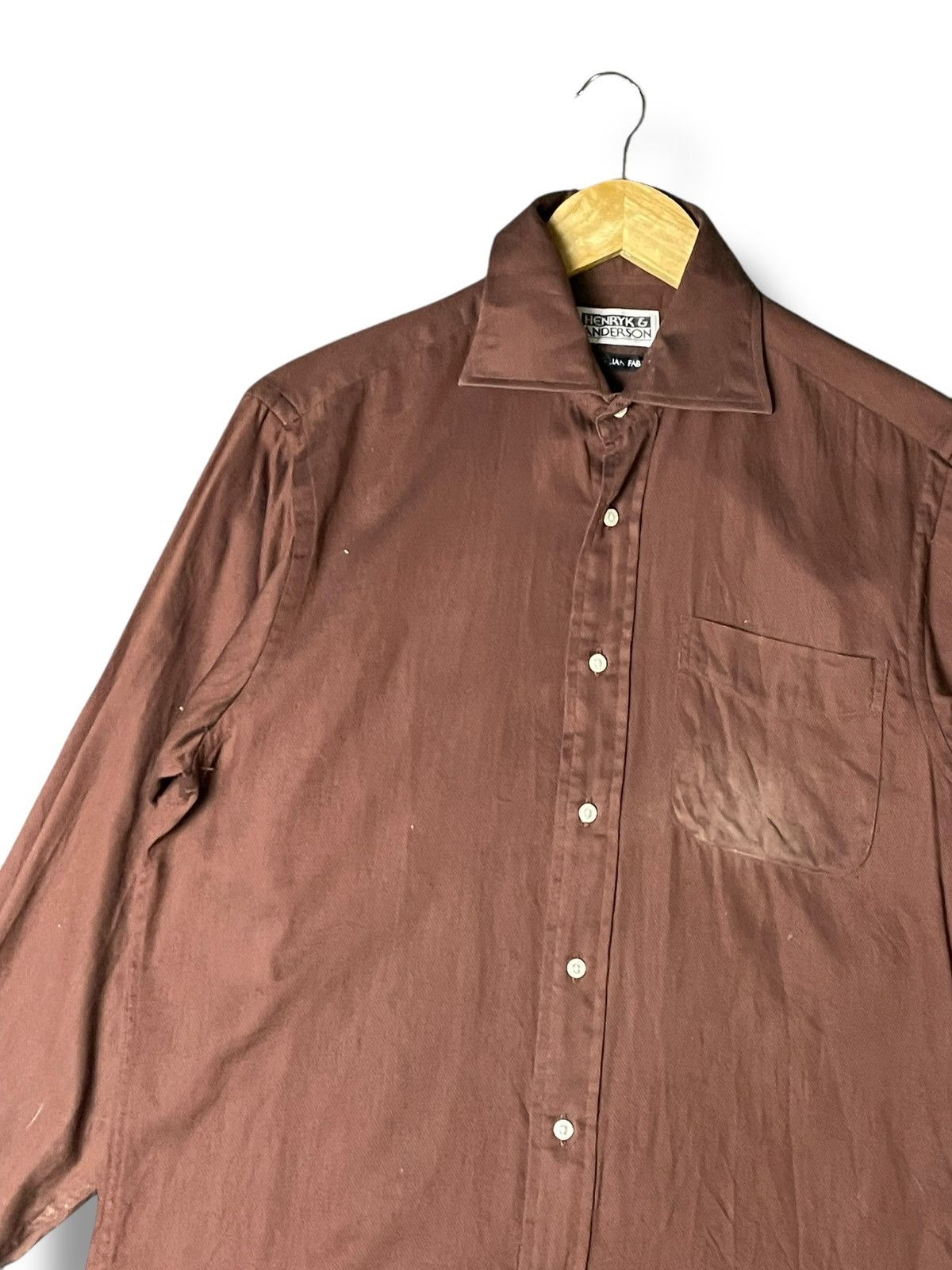 Japanese Brand Henryk Anderson Brand Button Up Shirt (58) Size US M / EU 48-50 / 2 - 4 Thumbnail