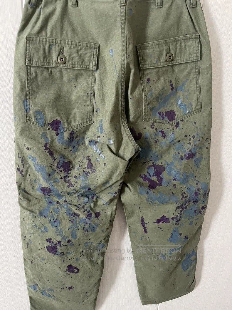 Needles Needles size XS Ink-splashing army pants overalls slacks Size US 38 / EU 54 - 5 Thumbnail