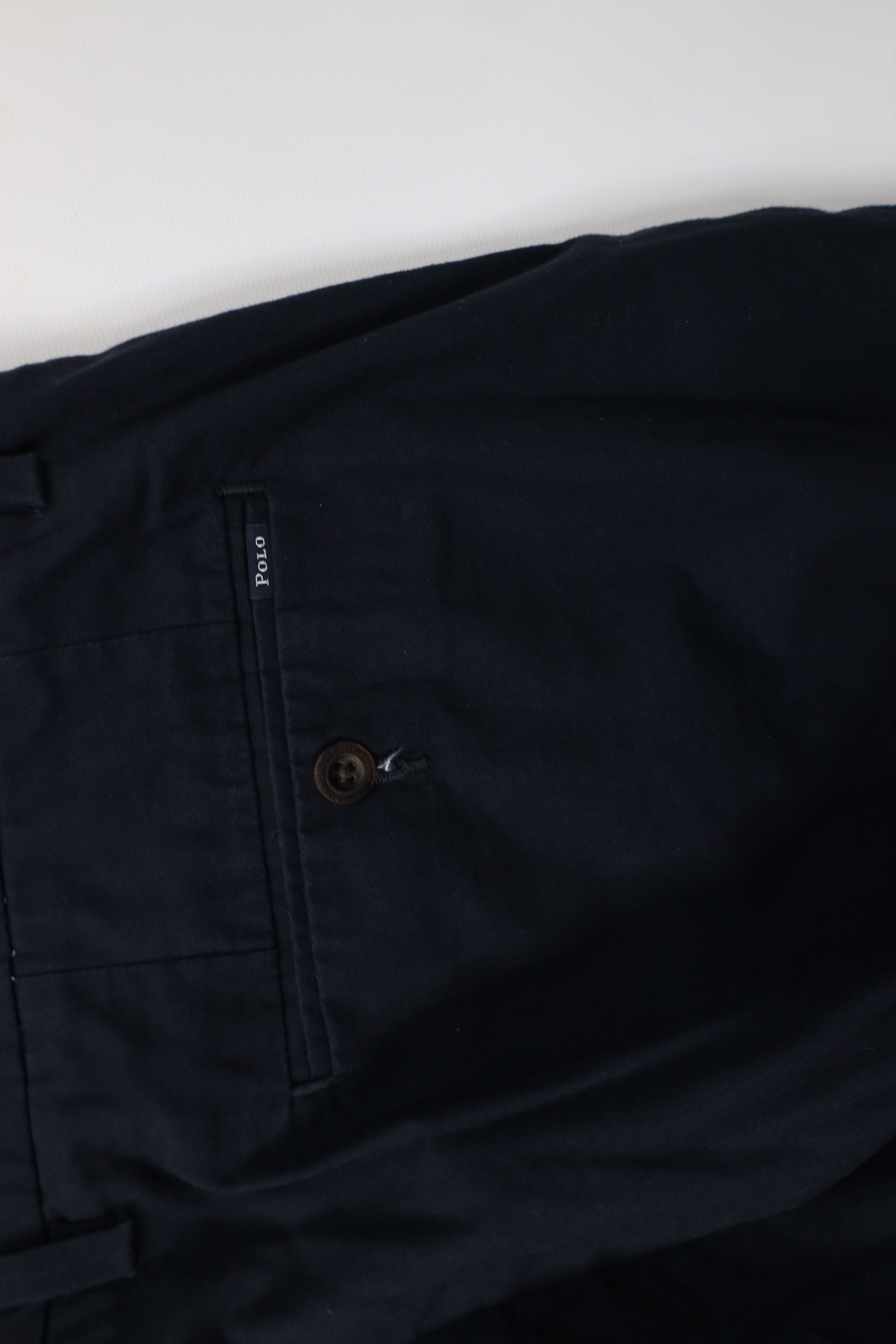 Ralph Lauren × Vintage Vintage Y2K Ralph Lauren Wide Leg Stretch Chino Pants Blue Size US 36 / EU 52 - 13 Thumbnail