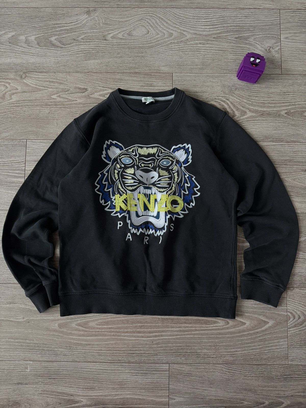 Kenzo Vintage Tiger Embroidered Logo Sweatshirt