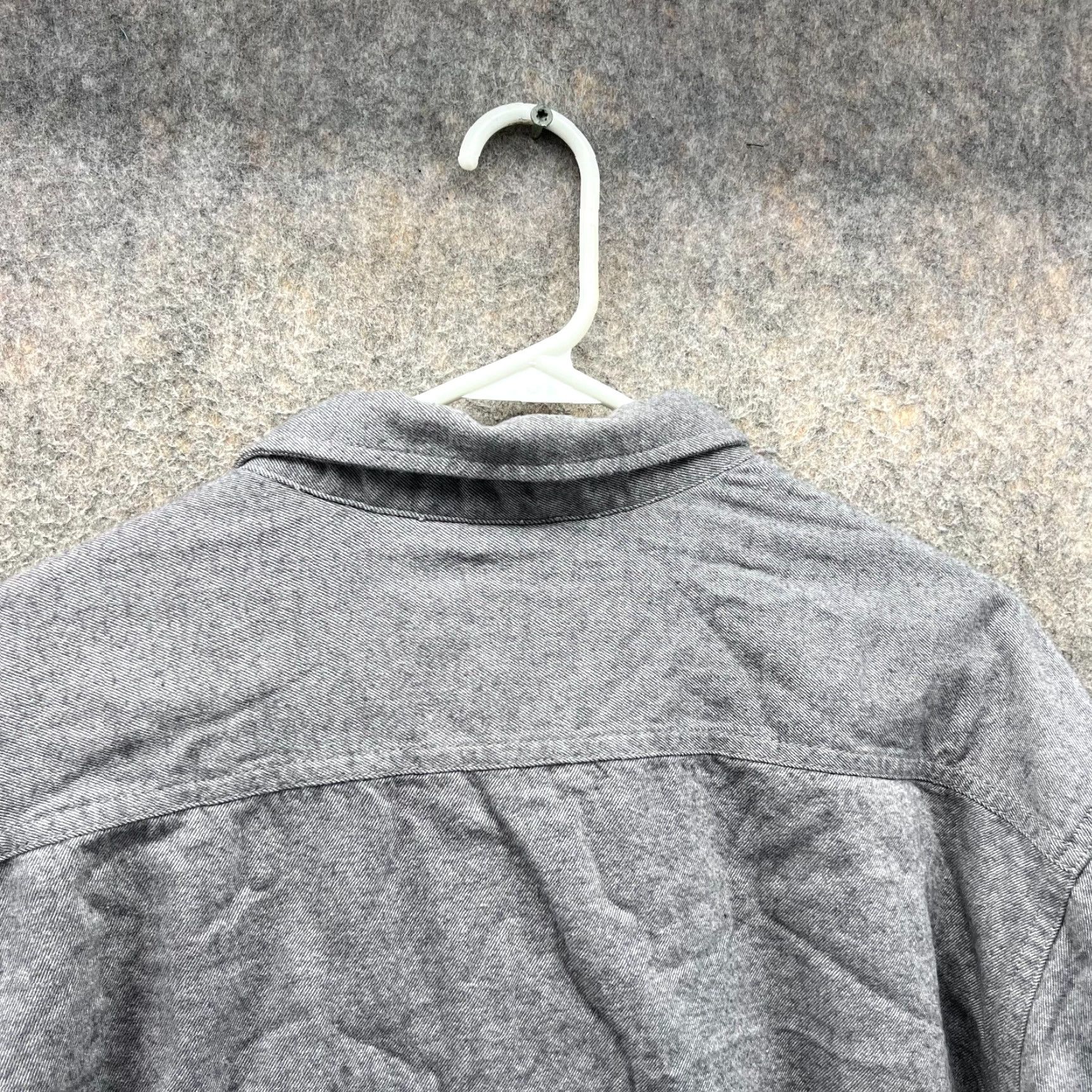Eddie Bauer Eddie Bauer Shirt Men TXL Heather Gray Button Down Fleece Lined Shacket Tall Size US XL / EU 56 / 4 - 2 Thumbnail