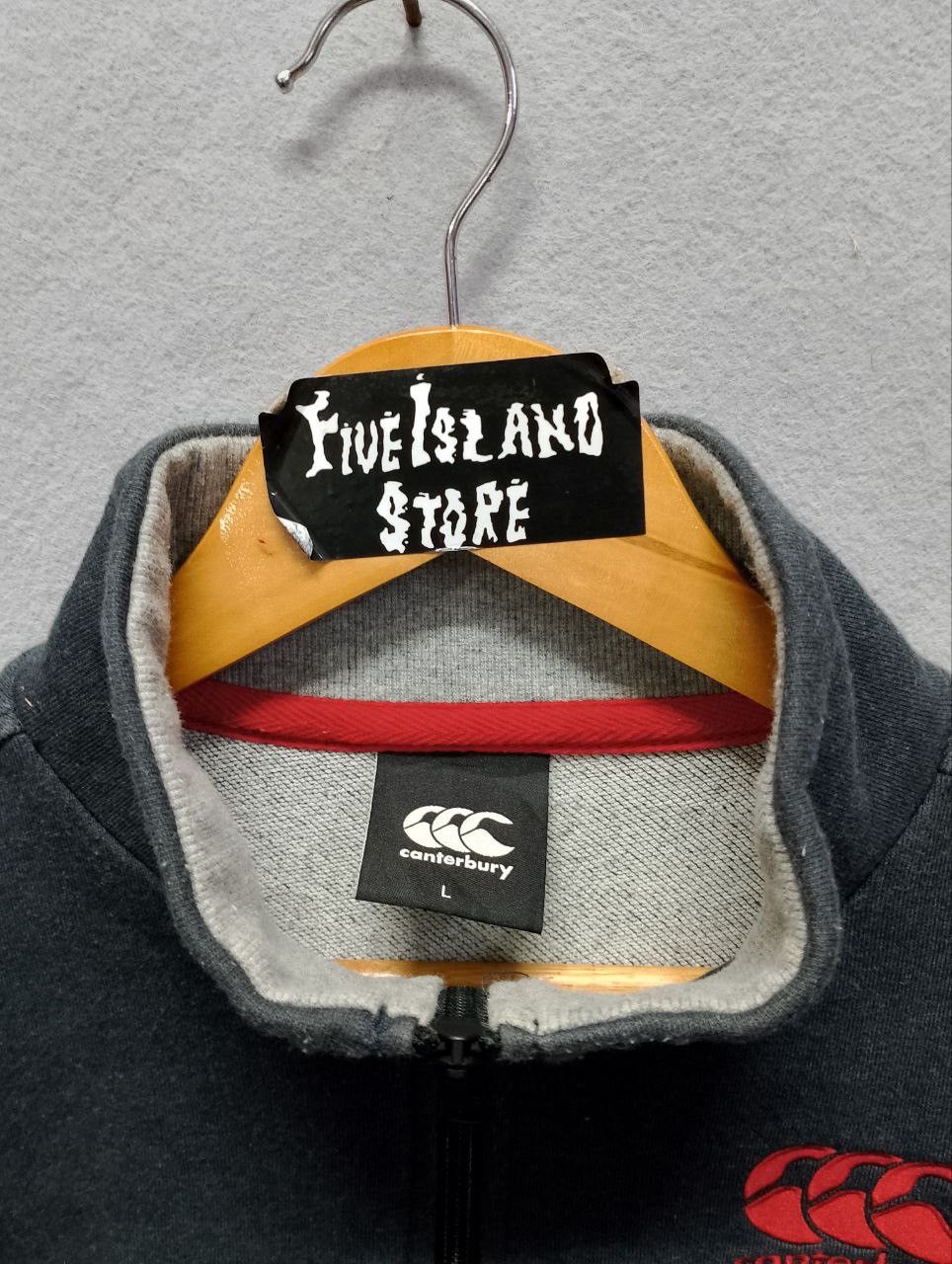 Canterbury of New Zealand Vintage Canterbury Half Zip Sweatshirt Rugby Sportswear Size US L / EU 52-54 / 3 - 3 Thumbnail