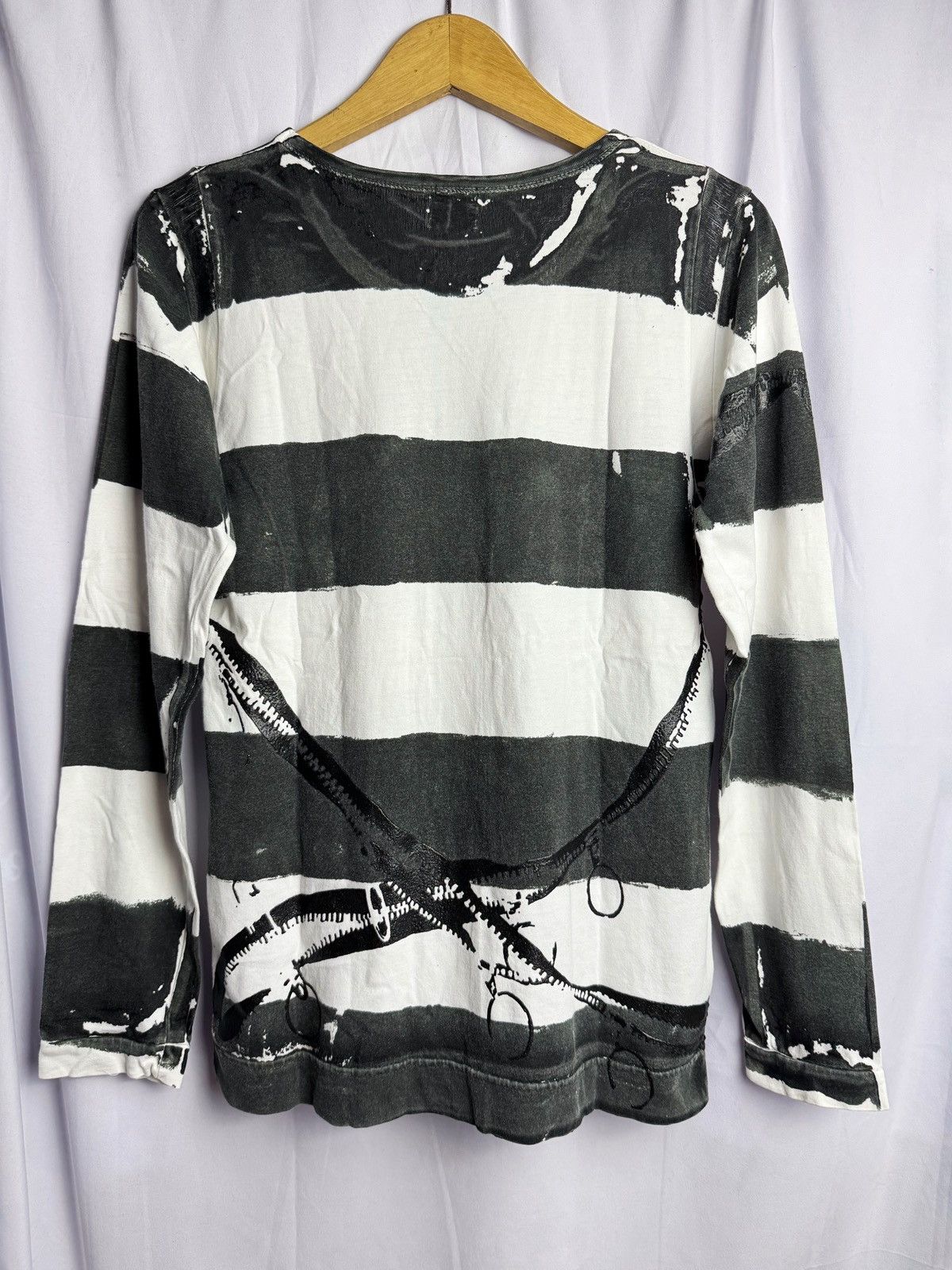 14th Addiction Japanese Chain Rna Stripe Long Sleeve Size US M / EU 48-50 / 2 - 2 Thumbnail