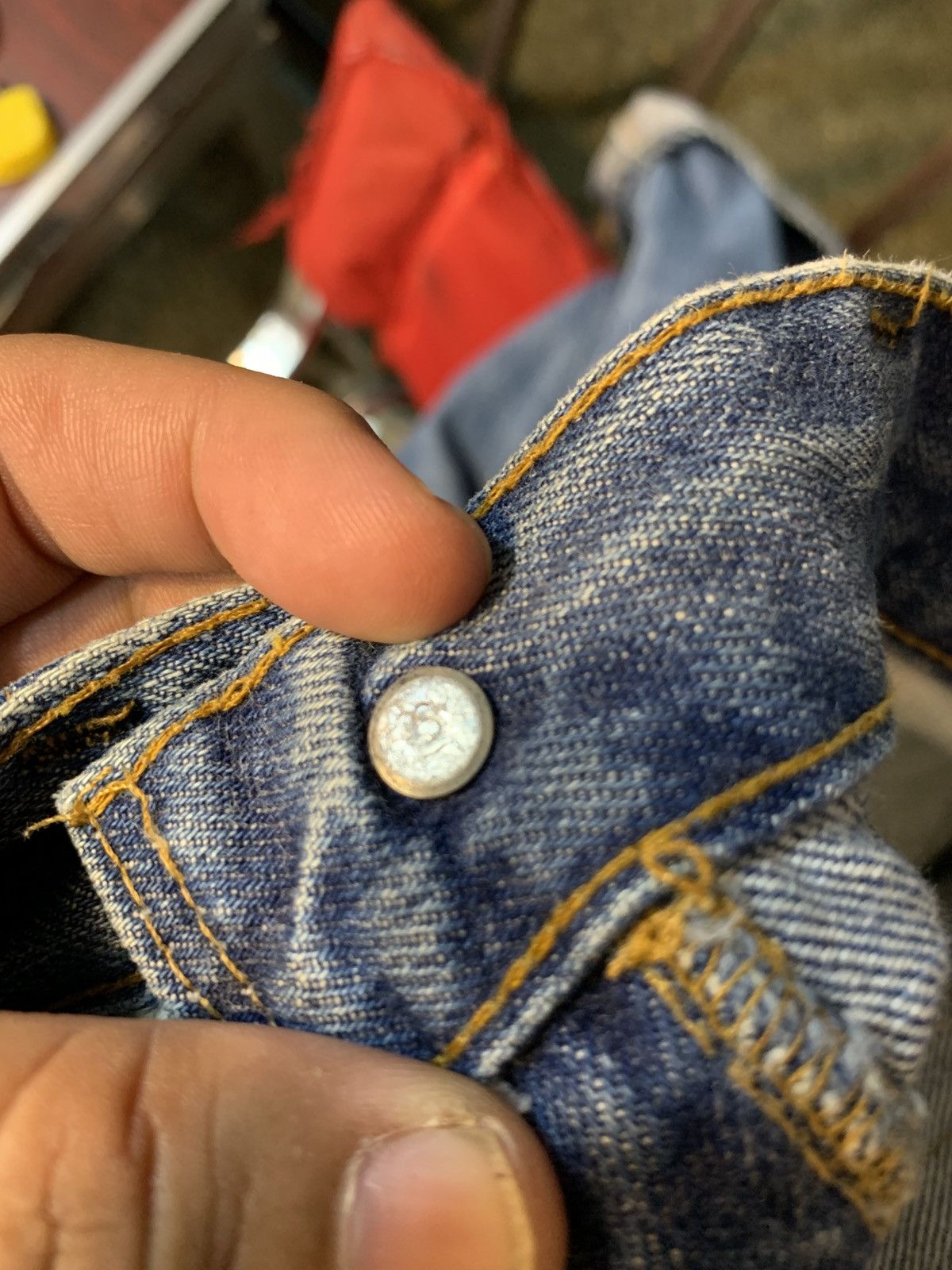 Levi's × Levi's Vintage Clothing × Vintage size 31: Vintage Levis 501 Rindem button 6 vintage 70s Size US 31 - 3 Thumbnail