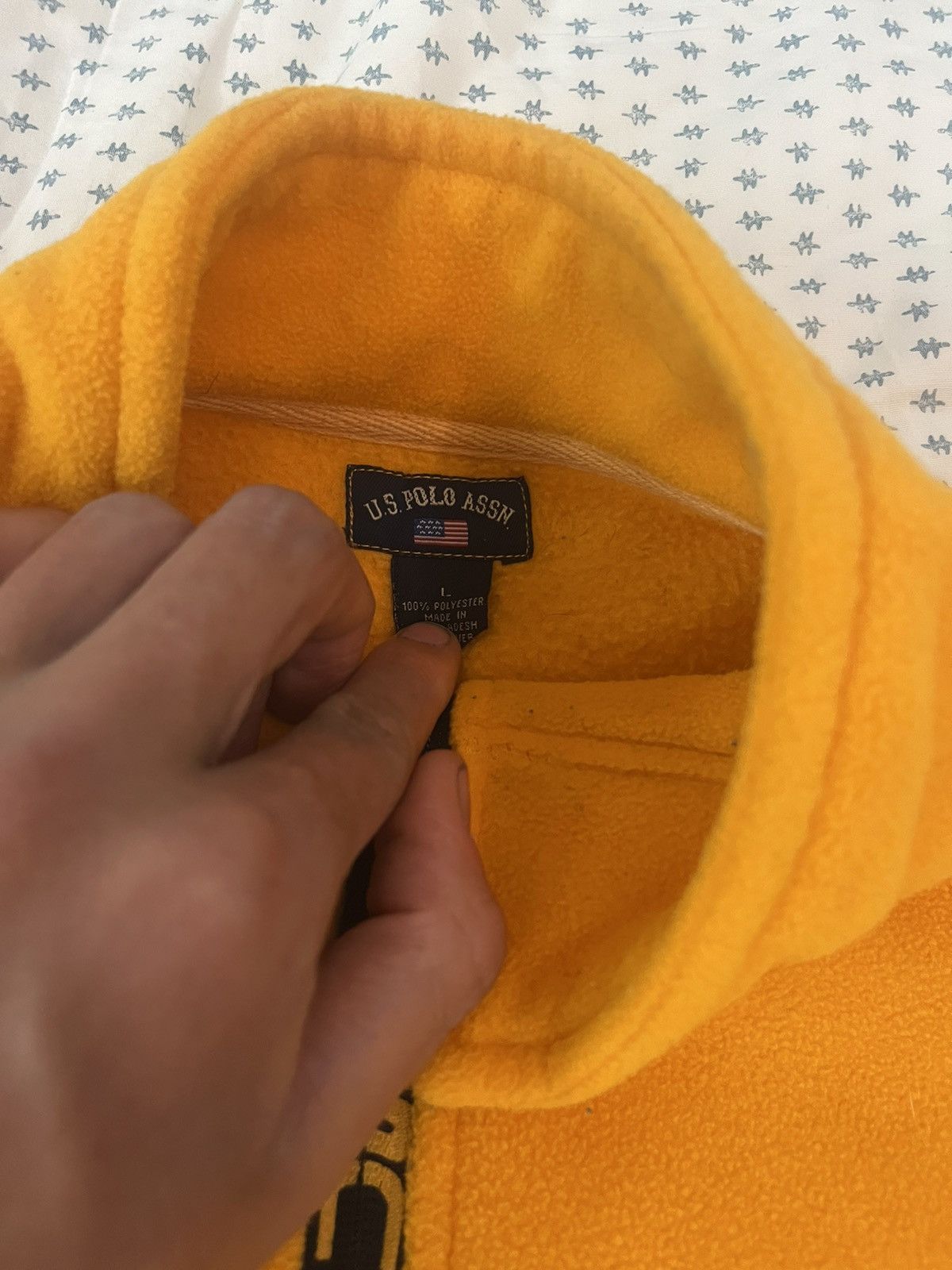 U.S. Polo Assn. Vtg US Polo Assn Fleece Pullover Sweatshirt Size Large Size US L / EU 52-54 / 3 - 10 Thumbnail