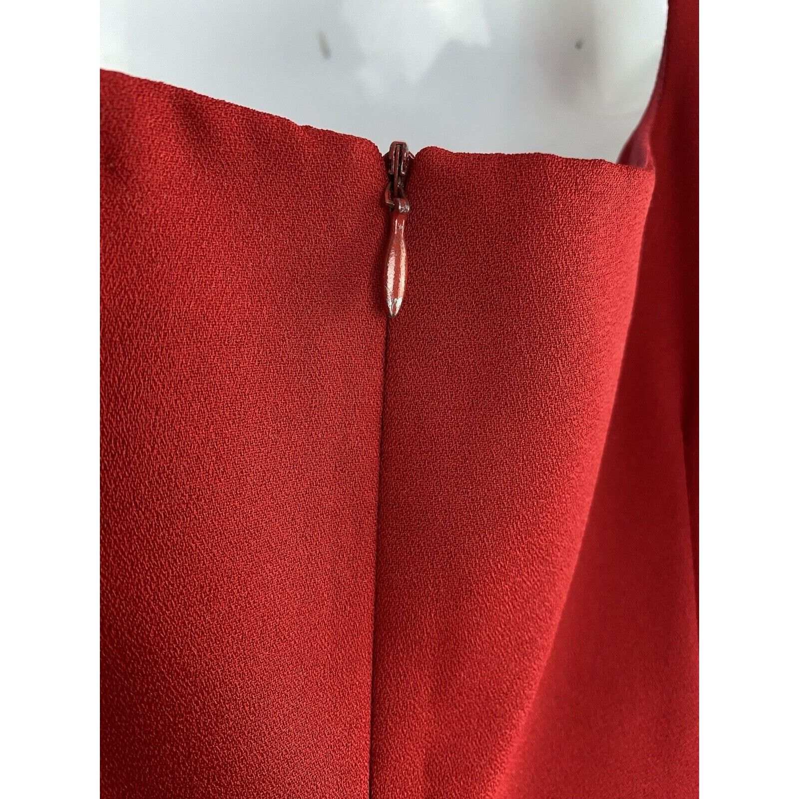 Laundry by Shelli Segal VTG Laundry Shelli Segal Red Mini Sheath Dress 4 Classic Size S / US 4 / IT 40 - 3 Thumbnail