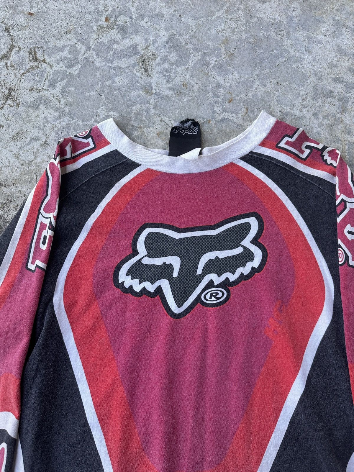 Fox Racing Fox Dirt bike Racing Trashed mud splatter long sleeve tee Size US XL / EU 56 / 4 - 3 Thumbnail