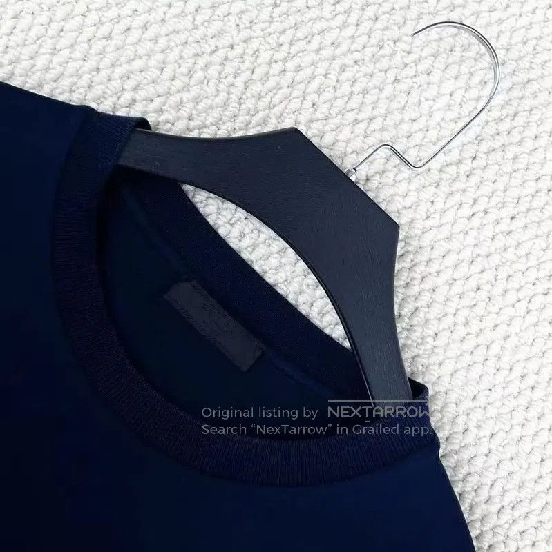 Prada Prada Men's Blue Logo T-Shirt for Spring Autumn. Size US XXL / EU 58 / 5 - 3 Thumbnail