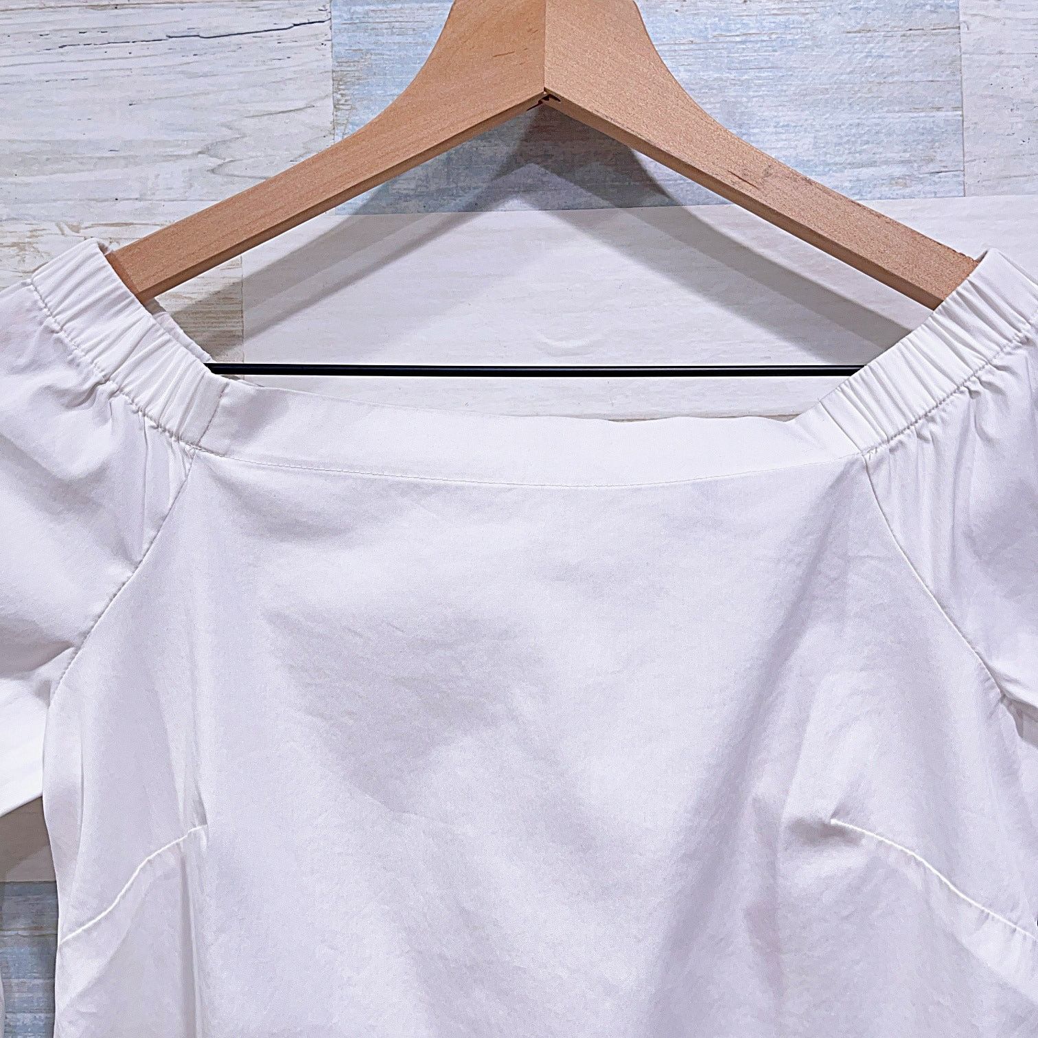 White House Black Market White House Black Market Off The Shoulder Top 3/4 Flare XXSP Size XXS / US 00 / IT 34 - 2 Thumbnail