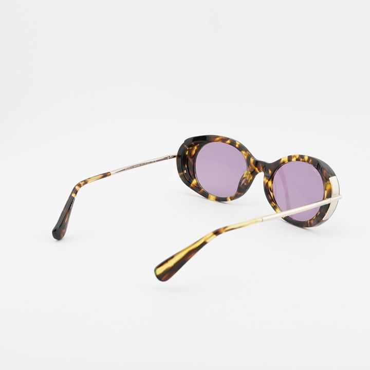 Max Mara Max Mara MALIBU10 MM0080 53Y Sunglasses Blonde Havana Oval Size ONE SIZE - 4 Thumbnail