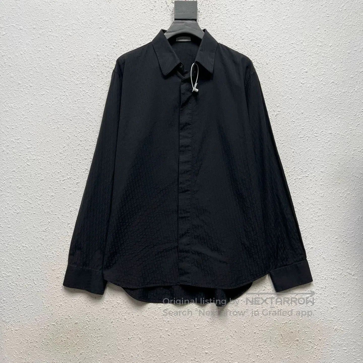 Dior dior black logo print long sleeve shirt. Size US L / EU 52-54 / 3 - 1 Thumbnail