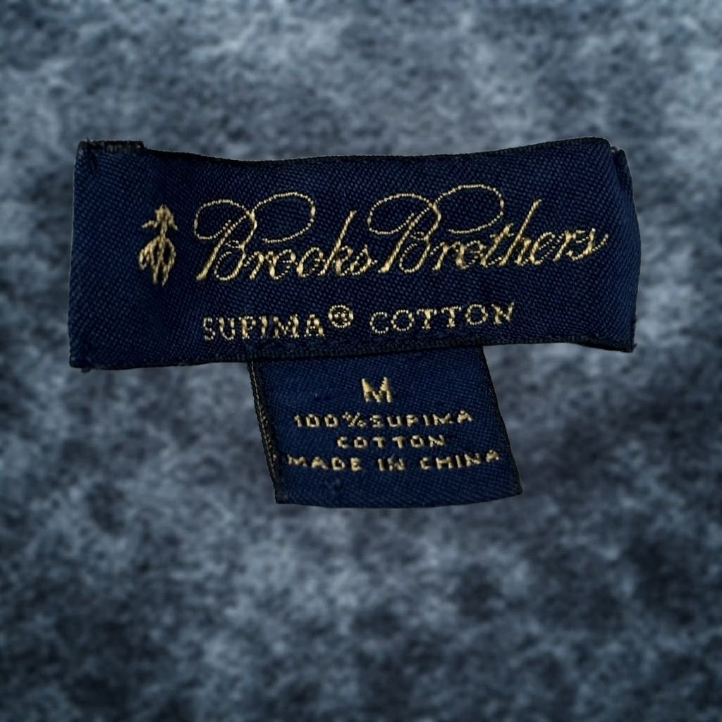 Brooks Brothers Sweater Adult Medium Beige Supima Cotton V-Neck Pullover Mens, Men's