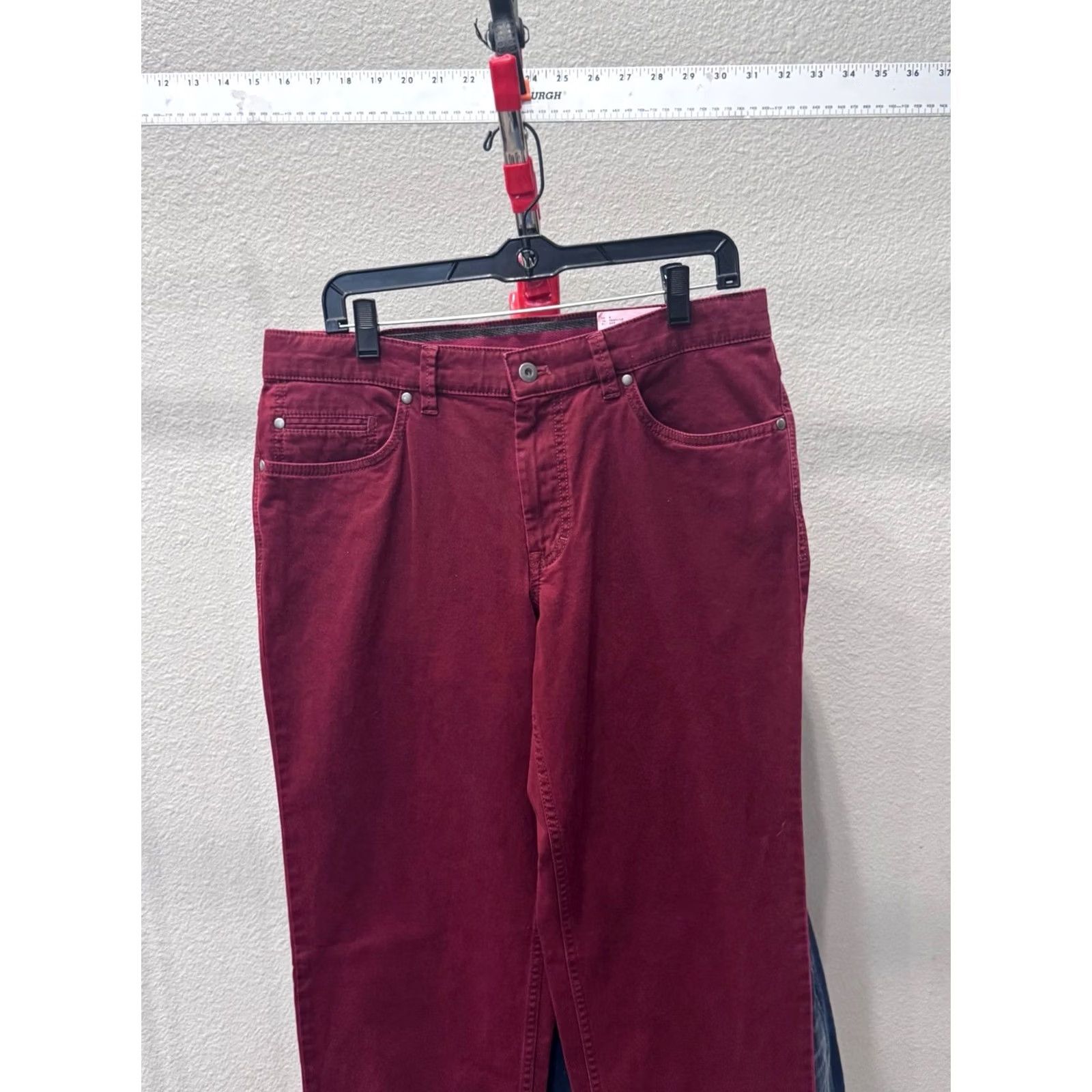 Etro Maus & Hoffman Retro Red Jeans Pants 34 x 31 Men Regular Multicolor Jeans Pants 90s style Mens Size US 33 - 2 Thumbnail