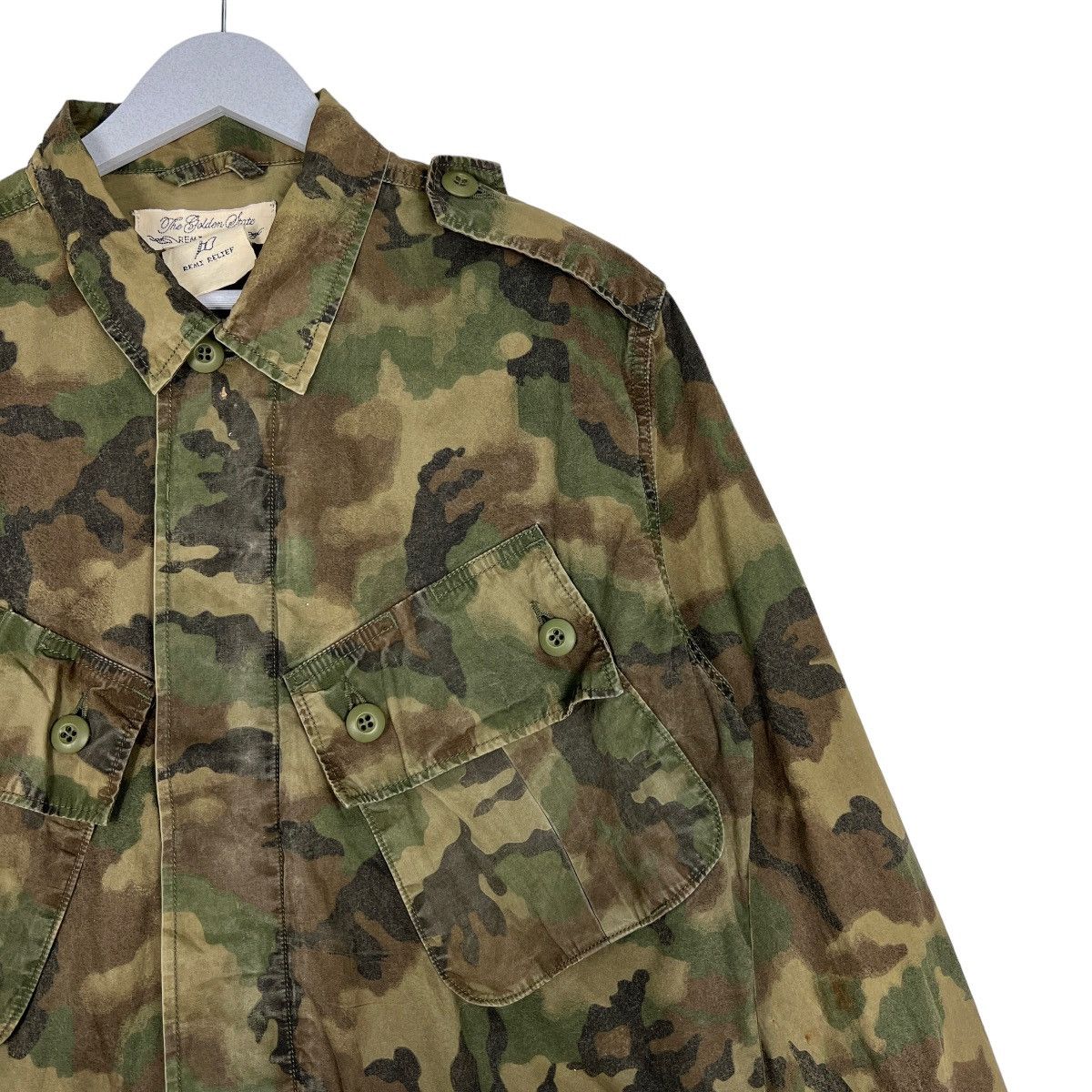 Remi Relief 🔥 REMI RELIEF FATIQUE JUNGLE MILITARY JACKET MADE IN JAPAN Size US M / EU 48-50 / 2 - 4 Thumbnail