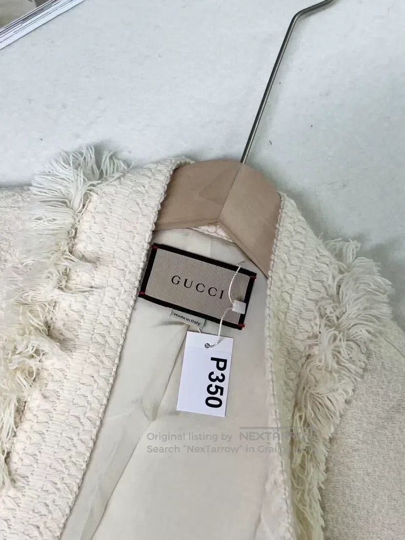 Gucci Gucci Braided taffed cardigan coat Size S / US 4 / IT 40 - 2 Thumbnail