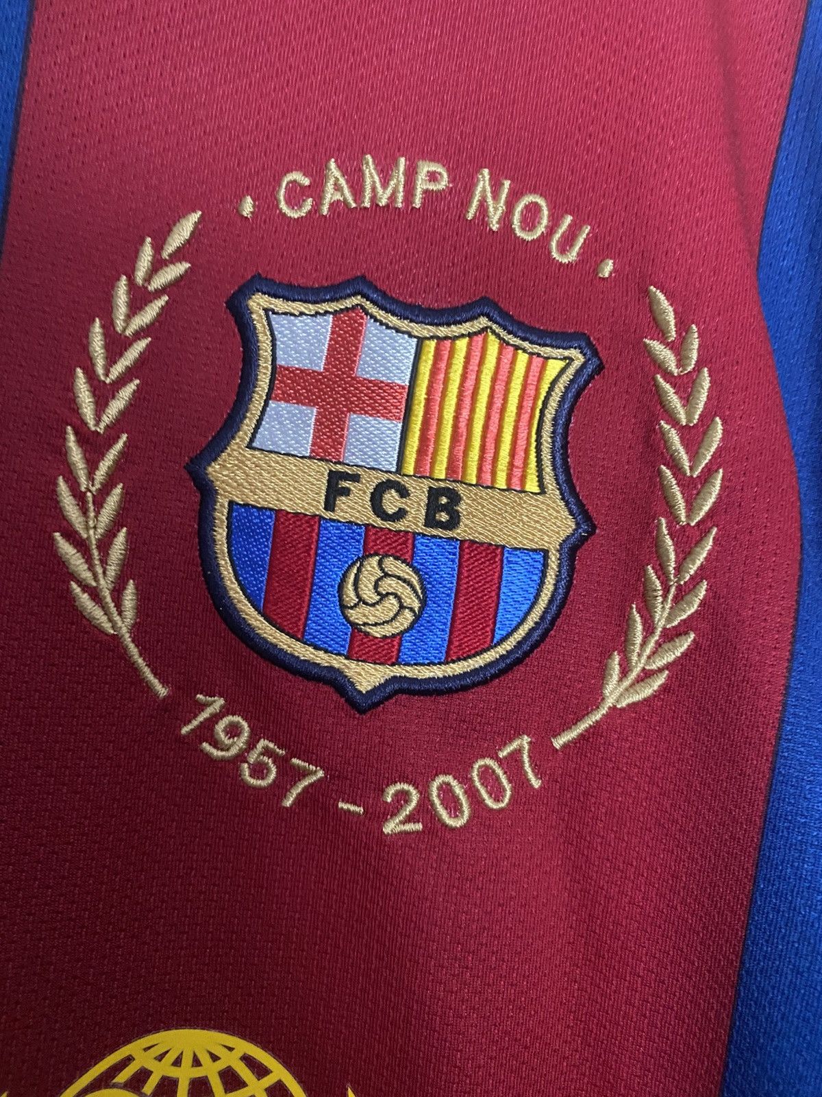 Nike FC Barcelona 2007 Camp Nou Anniversary Jersey – Zambrotta Size US XL / EU 56 / 4 - 2 Thumbnail