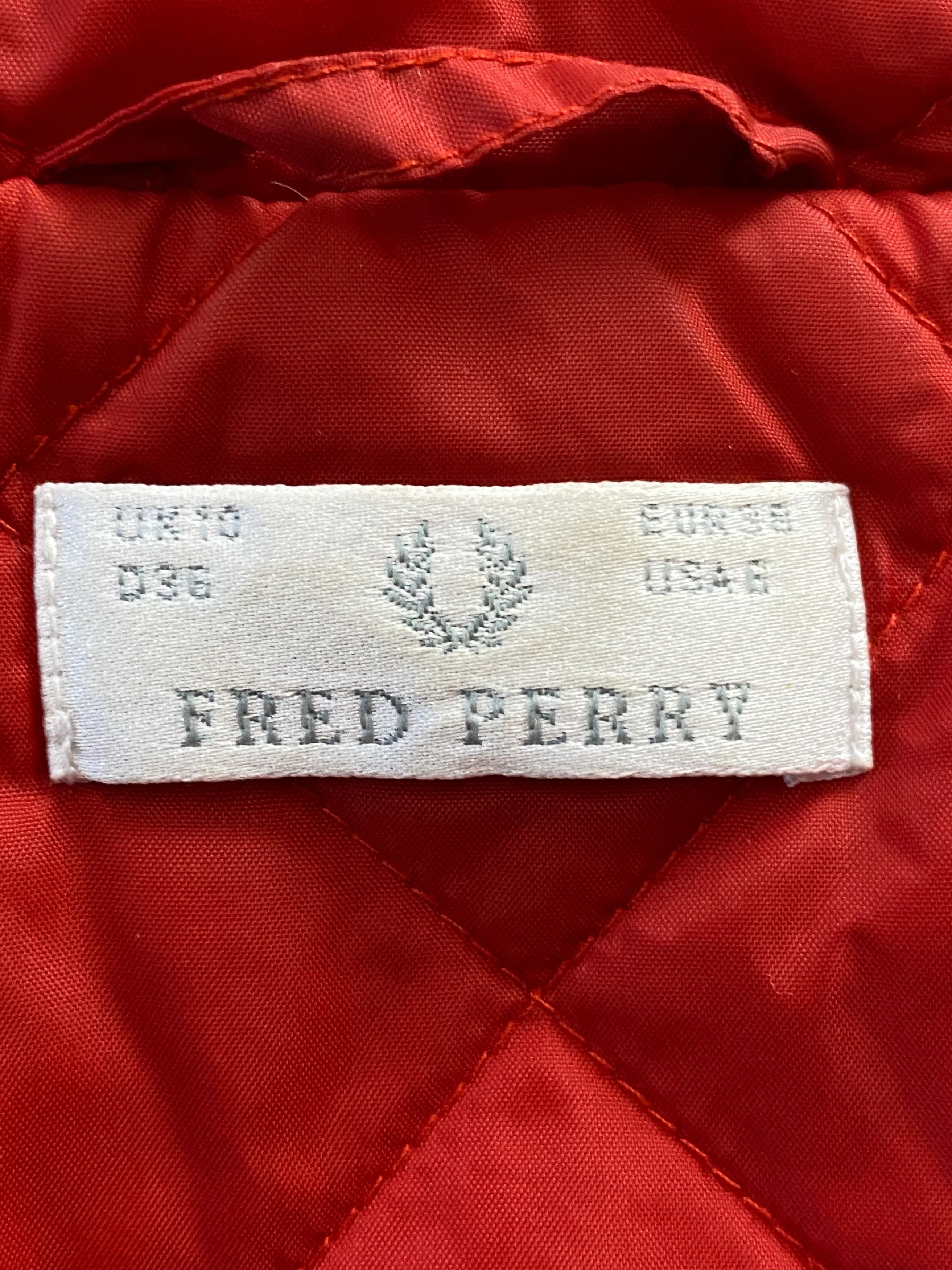 Fred Perry 90s Fred Perry Vintage Women's Faux Fur Hooded Jacket - M Size M / US 6-8 / IT 42-44 - 5 Thumbnail
