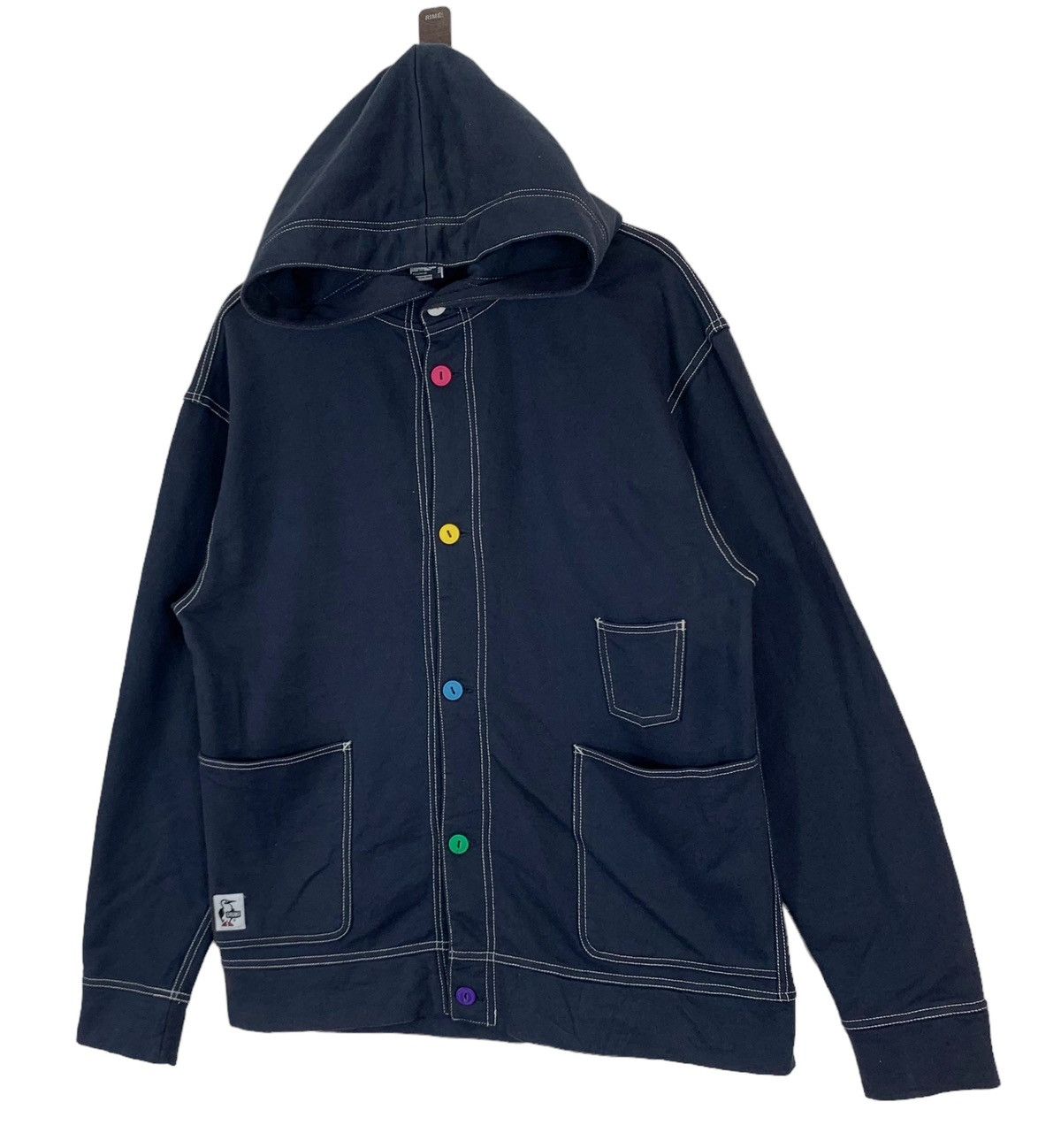 Chums × Japanese Brand 🔥🔥VINTAGE CHUMS JAPANESE BRAND OUTDOOR HOODIE BUTTON SWEATER Size US XL / EU 56 / 4 - 2 Thumbnail