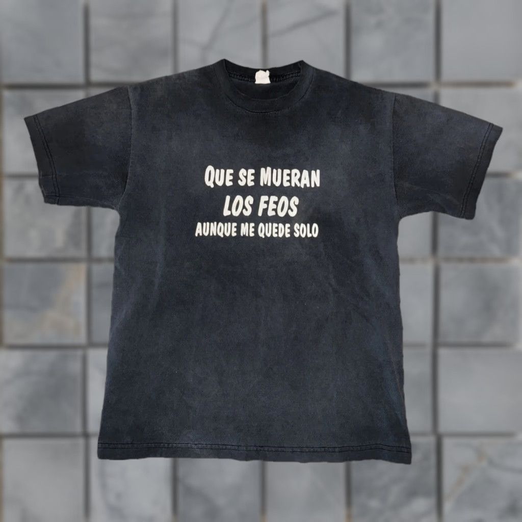 Vintage VINTAGE Los Tigirillos T-Shirt Black Medium Mens 19x25 Que Se Mueran Los Feos Tee Spanish Rock Music Size US M / EU 48-50 / 2 - 1 Thumbnail