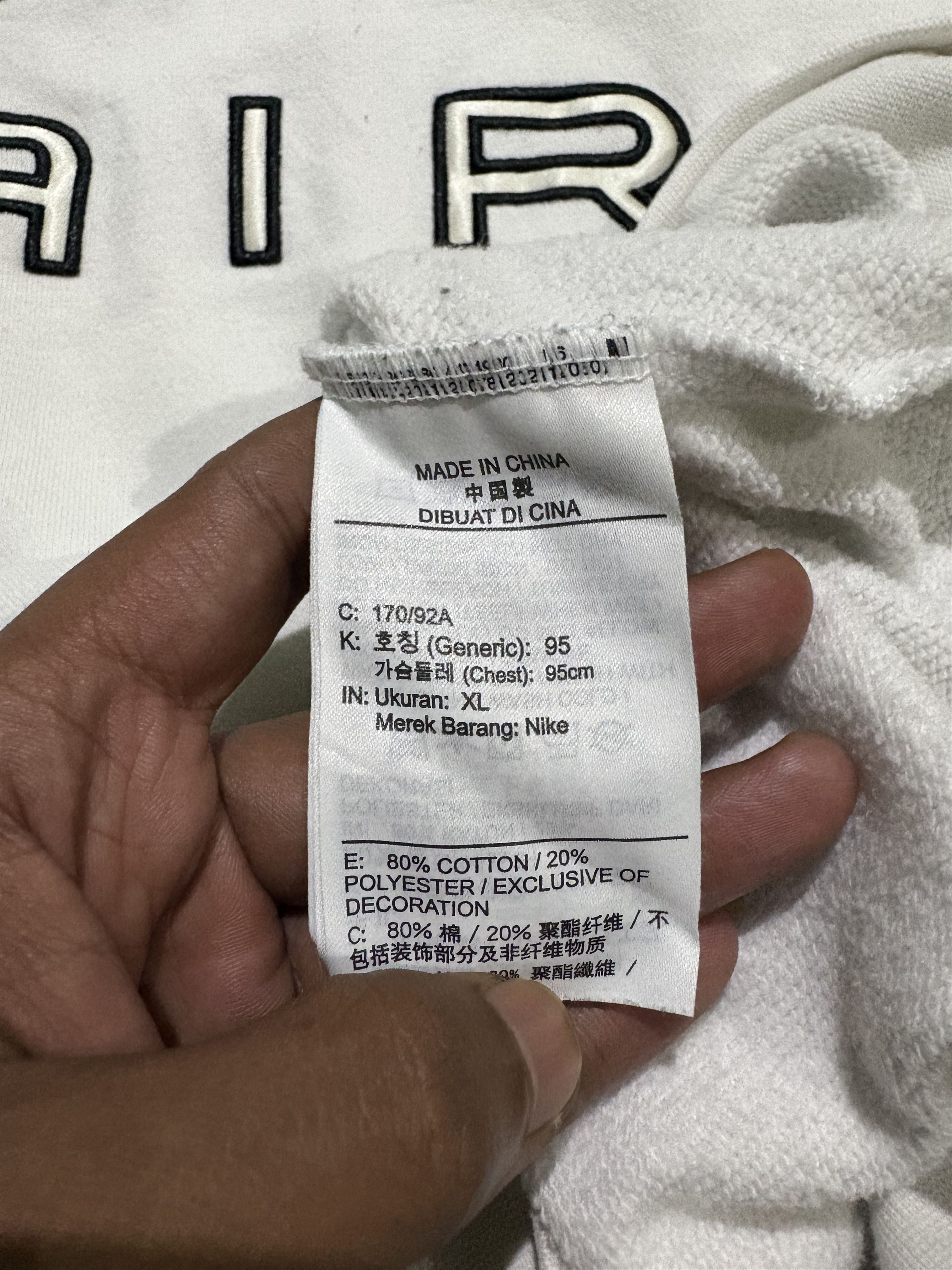 Nike Vintage 00's Nike AIR Trainer swosh sweatshirts Size US XL / EU 56 / 4 - 5 Thumbnail