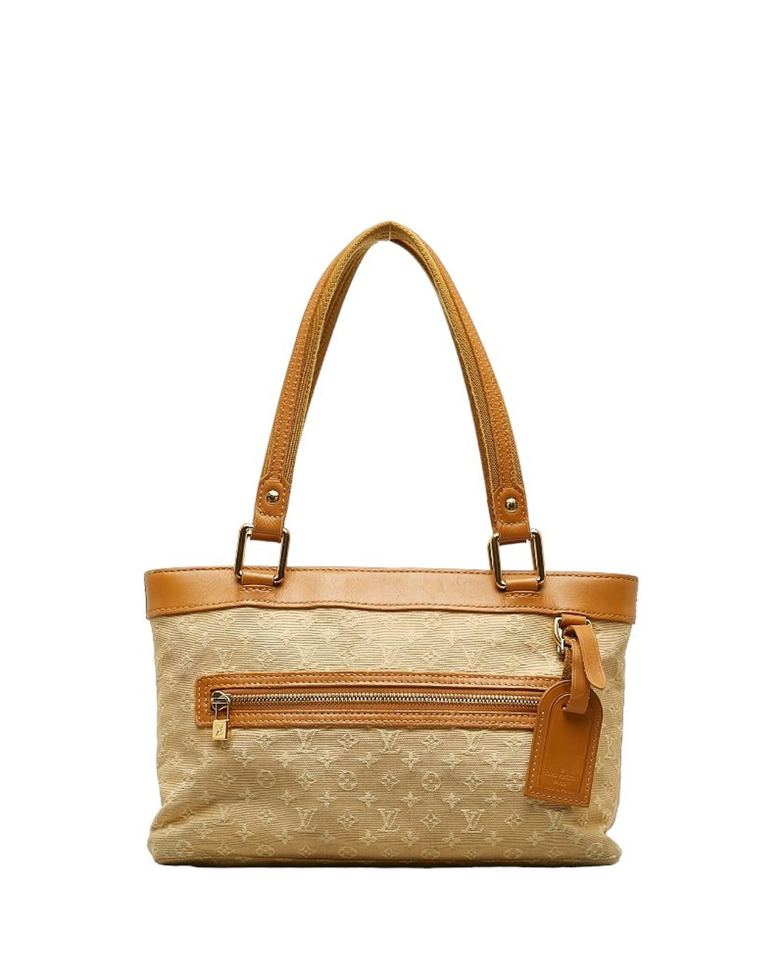 image of Louis Vuitton Monogram Mini Lin Lucille Pm Bag In Brown, Women's