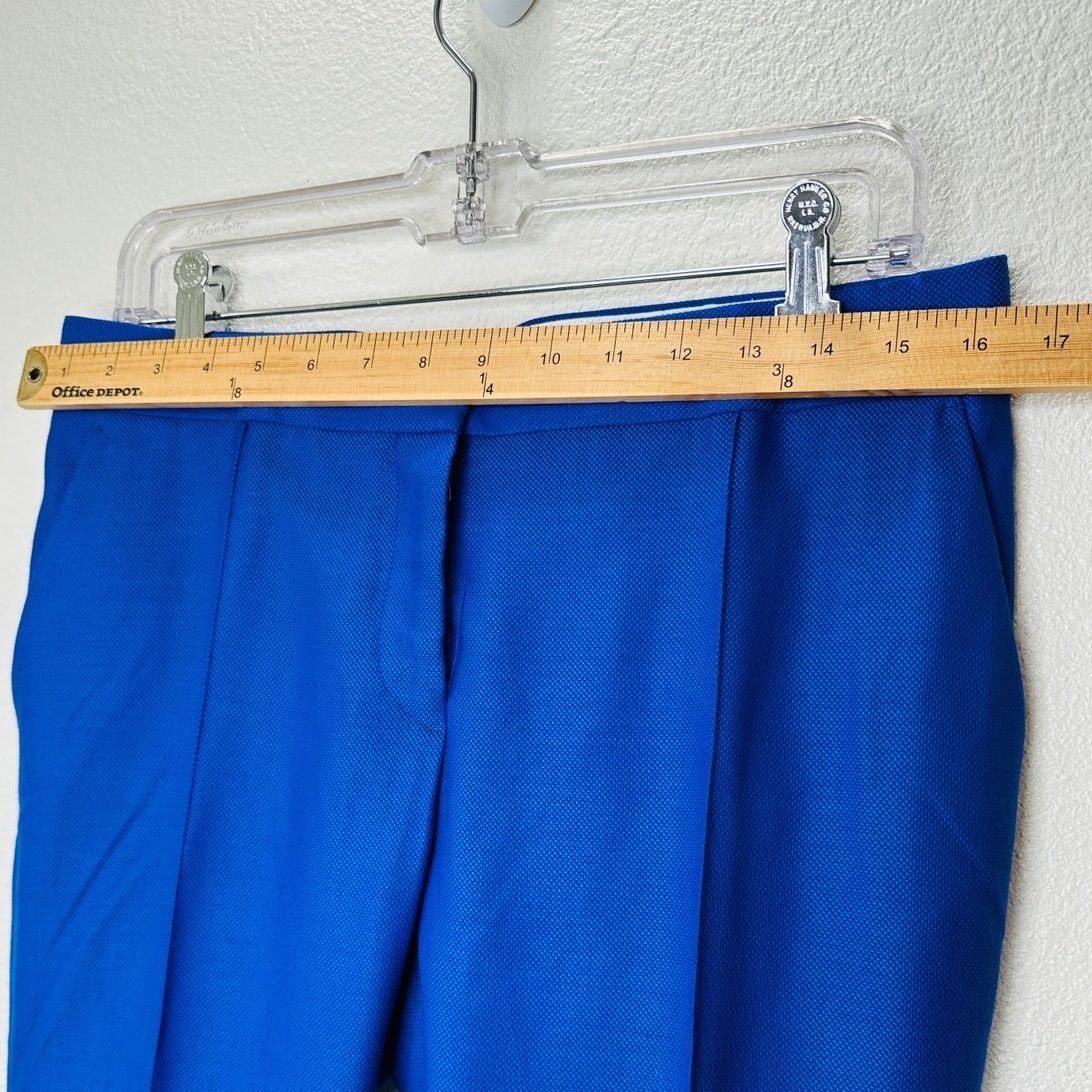 Stella McCartney Stella McCartney Blue Wool Stitch Front Crease Slacks 42 / M Size 30" / US 8 / IT 44 - 14 Thumbnail