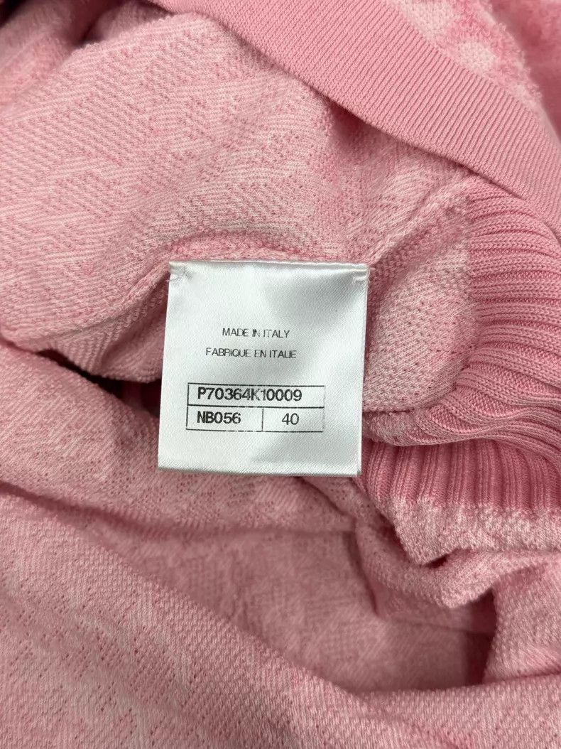 Chanel Chanel Pink embossed camellia dress Size S / US 4 / IT 40 - 5 Thumbnail