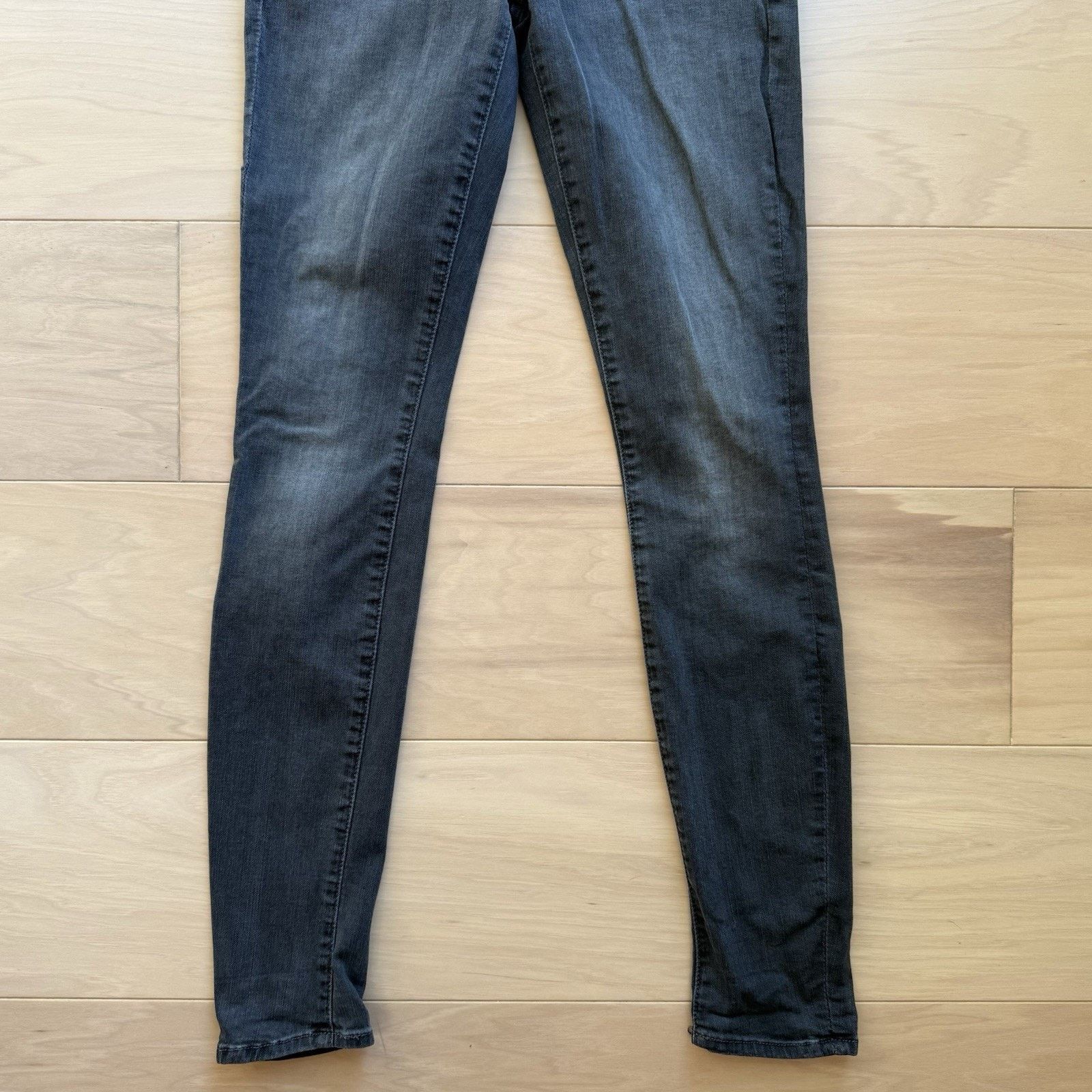 MOTHER Mother Looker Jeans Women's 25 Black Skinny Glam Boho Party Size 25" / US 0 / IT 36 - 4 Thumbnail