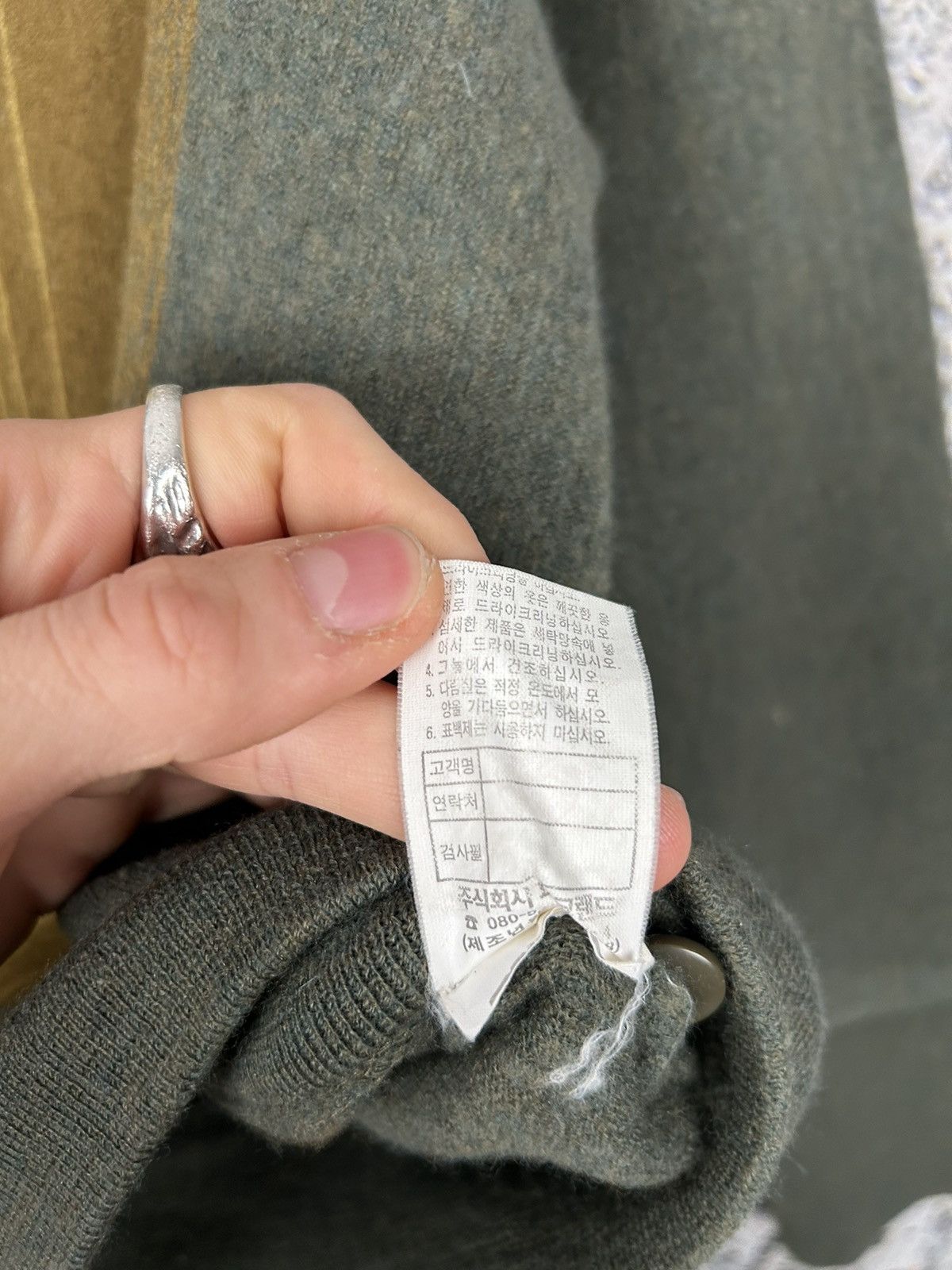Balmain Vintage Balmain Paris 90s Luxury Designer Mohair Cardigan Size US M / EU 48-50 / 2 - 7 Thumbnail