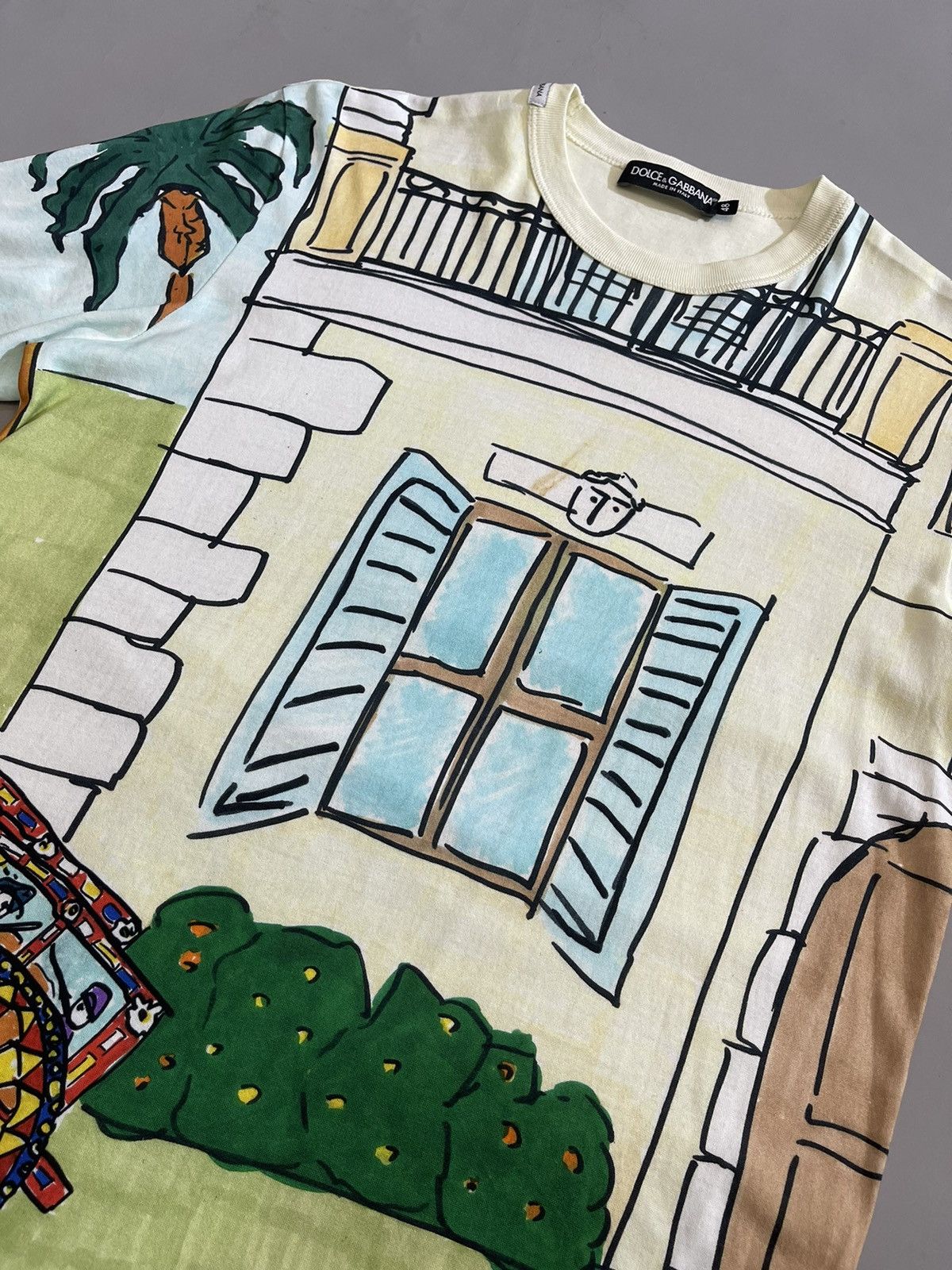 Dolce & Gabbana Dolce & Gabbana multicolor overprint shirt Size US S / EU 44-46 / 1 - 3 Thumbnail