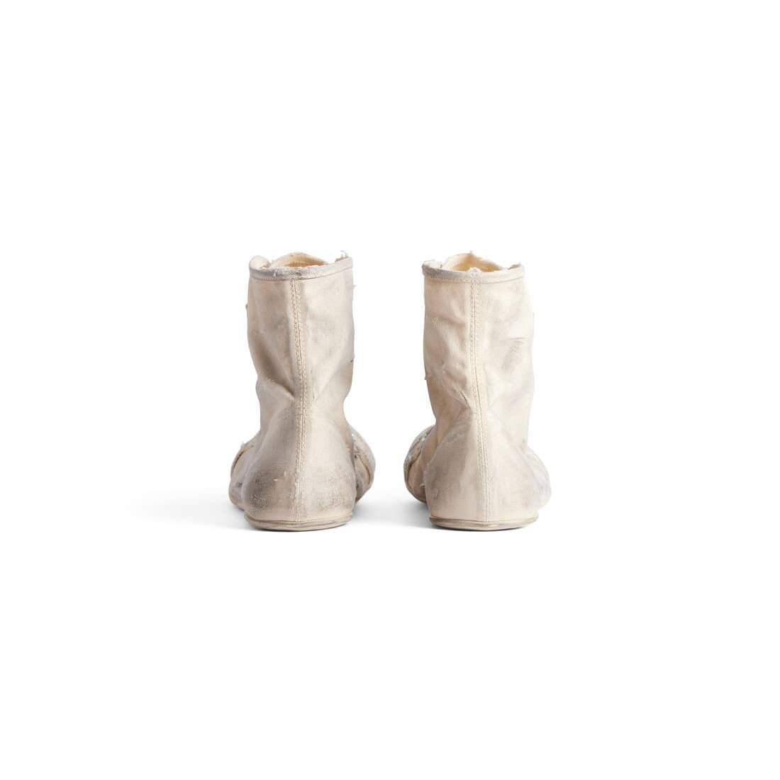 Balenciaga o1tr1nto1025 Paris Ultra Flat High Top Sneakers in Ivory Size US 6 / EU 39 - 8 Thumbnail