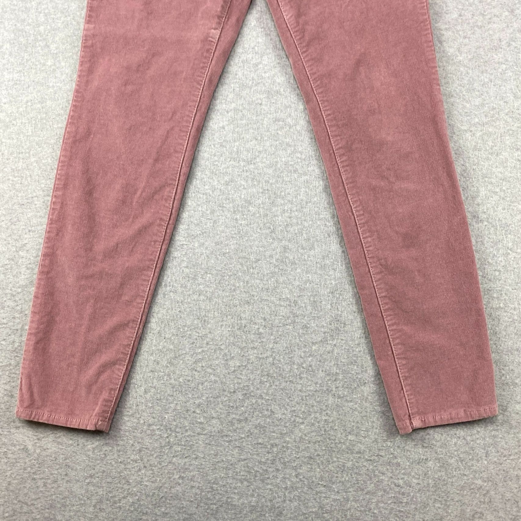 Vintage VINTAGE Seven7 Corduroy Pants Womens 8 Pink Ultra High Rise Skinny Stretch Pockets Size 30" / US 8 / IT 44 - 3 Thumbnail