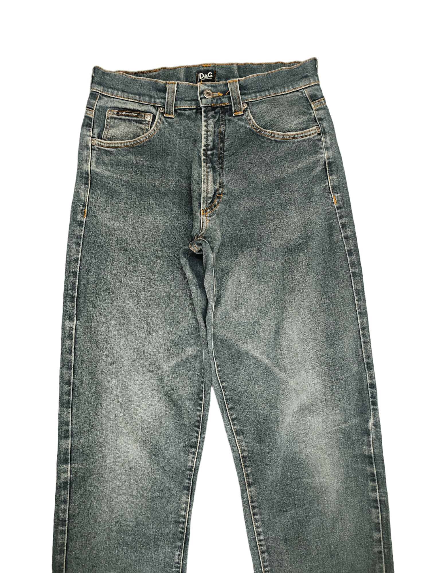 Dolce & Gabbana Vintage Dolce & Gabbana Sand Wash High Rise Denim Jeans Size 30" / US 8 / IT 44 - 2 Thumbnail