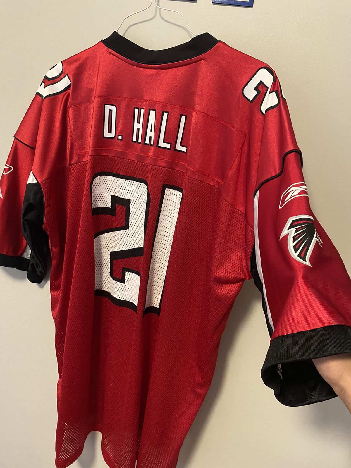 NFL Vintage NFL Deangelo Hall Authentic Atlanta Falcons Jersey Size US XXL / EU 58 / 5 - 12 Thumbnail