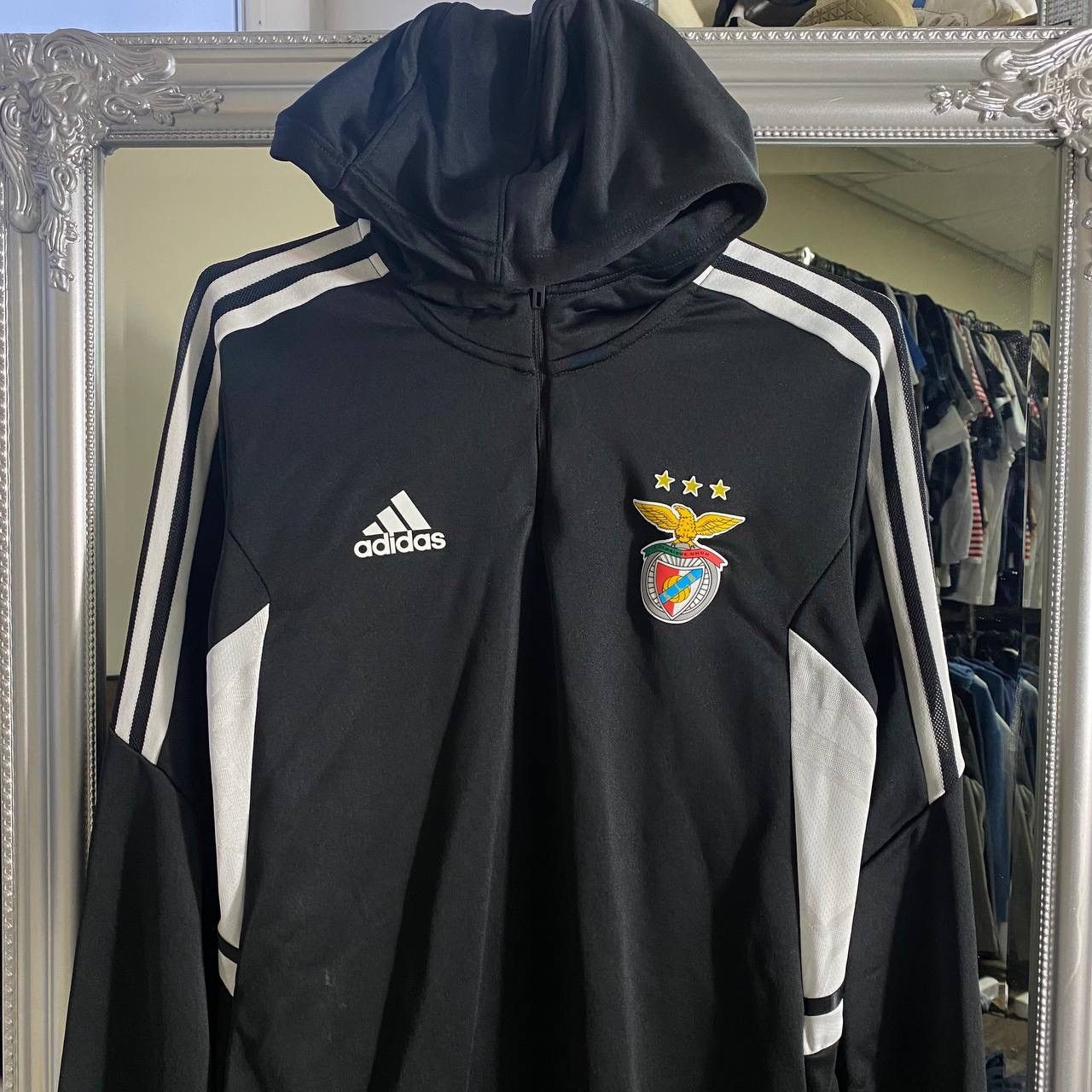 Adidas Adidas Benfica 1/3 zip Football Soccer 90s Size US S / EU 44-46 / 1 - 2 Thumbnail
