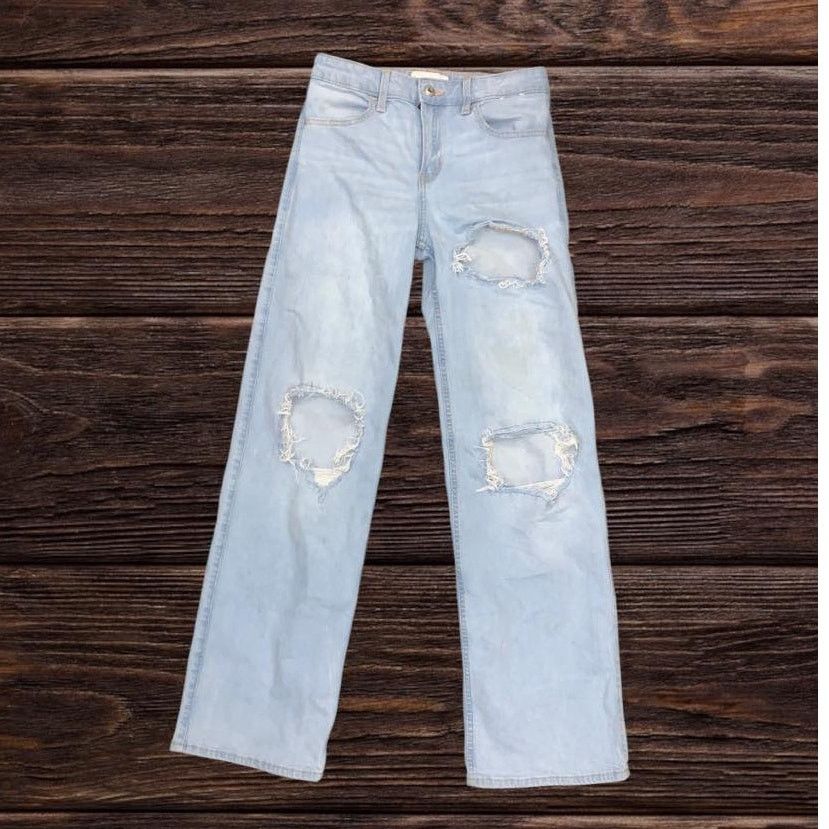 Abercrombie & Fitch Abercrombie & Fitch Jean High-Rise Wide Leg Kid 13/14 30x31 Size 30" / US 8 / IT 44 - 1 Thumbnail