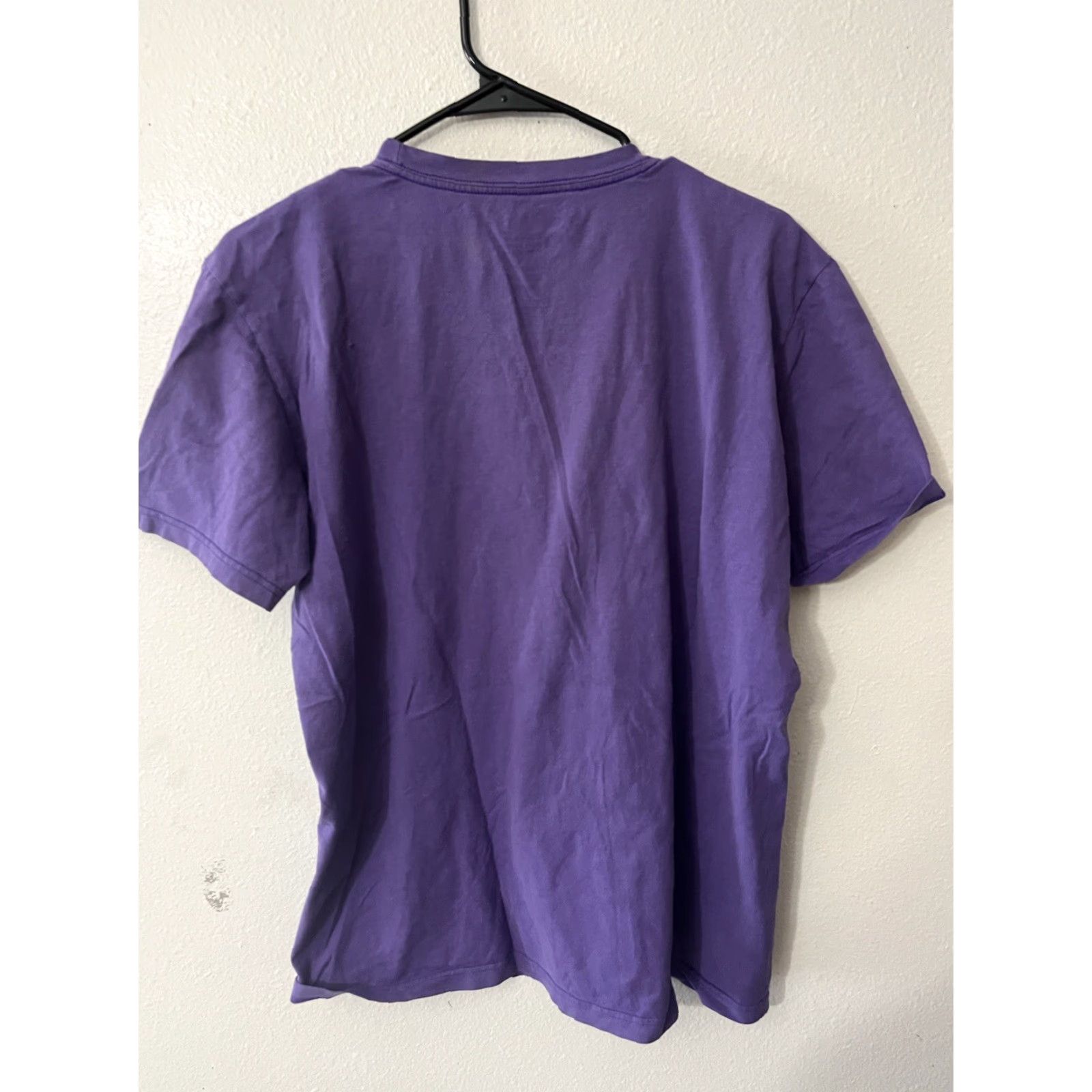 Nike VINTAGE Nike Shirt Mens Just Do It Logo T-Shirt Purple Medium Distres? Size US M / EU 48-50 / 2 - 3 Thumbnail