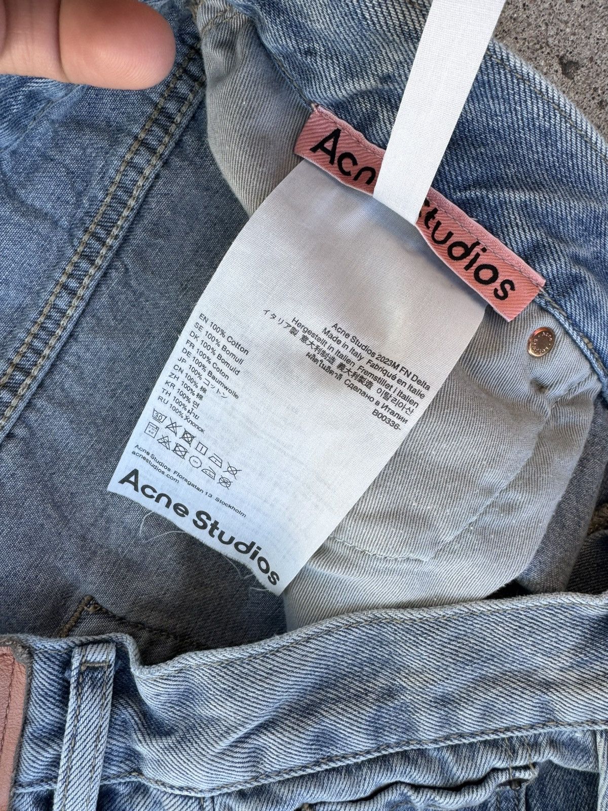 Acne Studios Acne Studios Baggy Light Wash Jeans Size US 34 / EU 50 - 4 Thumbnail