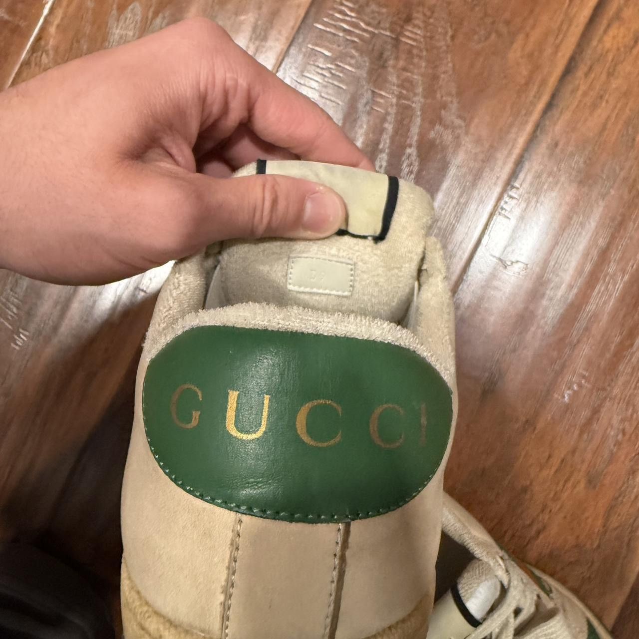 Gucci Gucci Screener GG Distressed Lace Up Sneakers Size US 7 / EU 40 - 6 Thumbnail