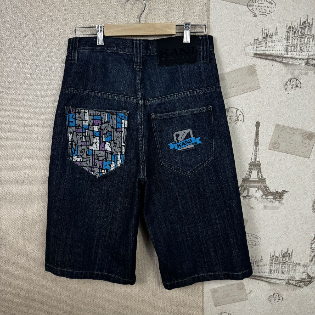 Karl Kani Vintage Karl Kani Shorts Denim 30 Streetwear Rap Jnco Size US 30 / EU 46 - 12 Thumbnail