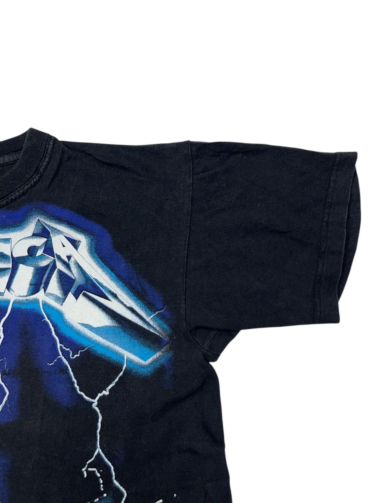 Band Tees × Metallica × Vintage Vintage Metallica AOP Ride The Lightning Bootleg T-shirt Size US S / EU 44-46 / 1 - 6 Thumbnail